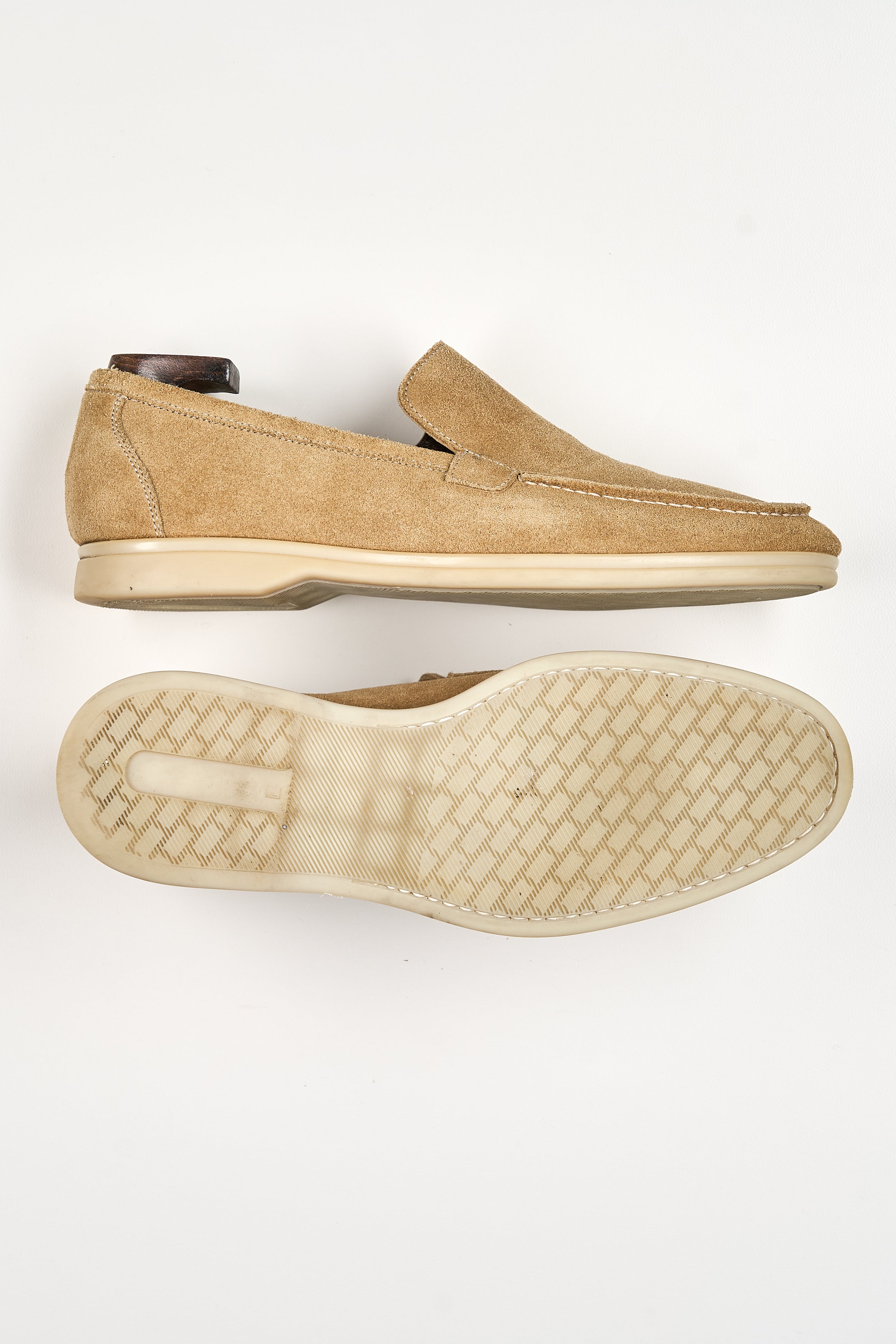 Berwick 1707 x Leather Healer Sand Suede Loafer