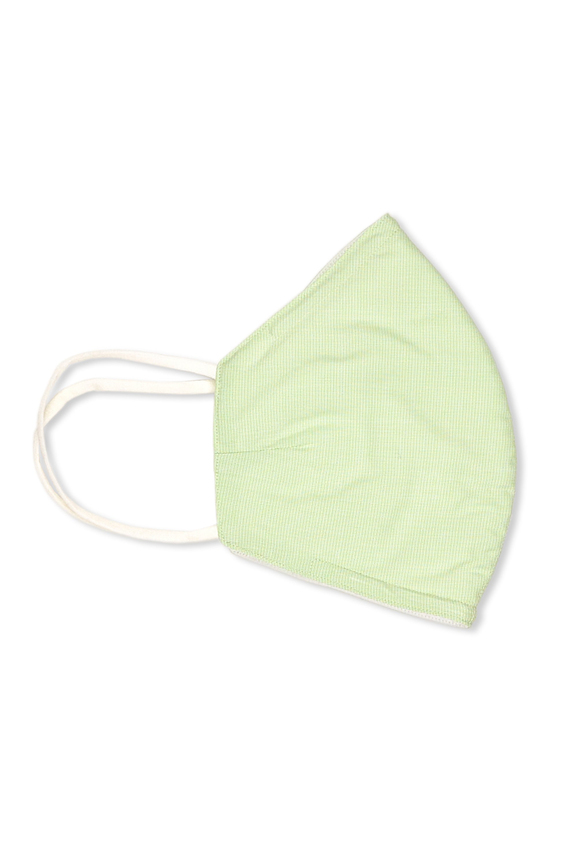 The Armoury by Ascot Chang Green Reusable Tailored Houndstooth Mask