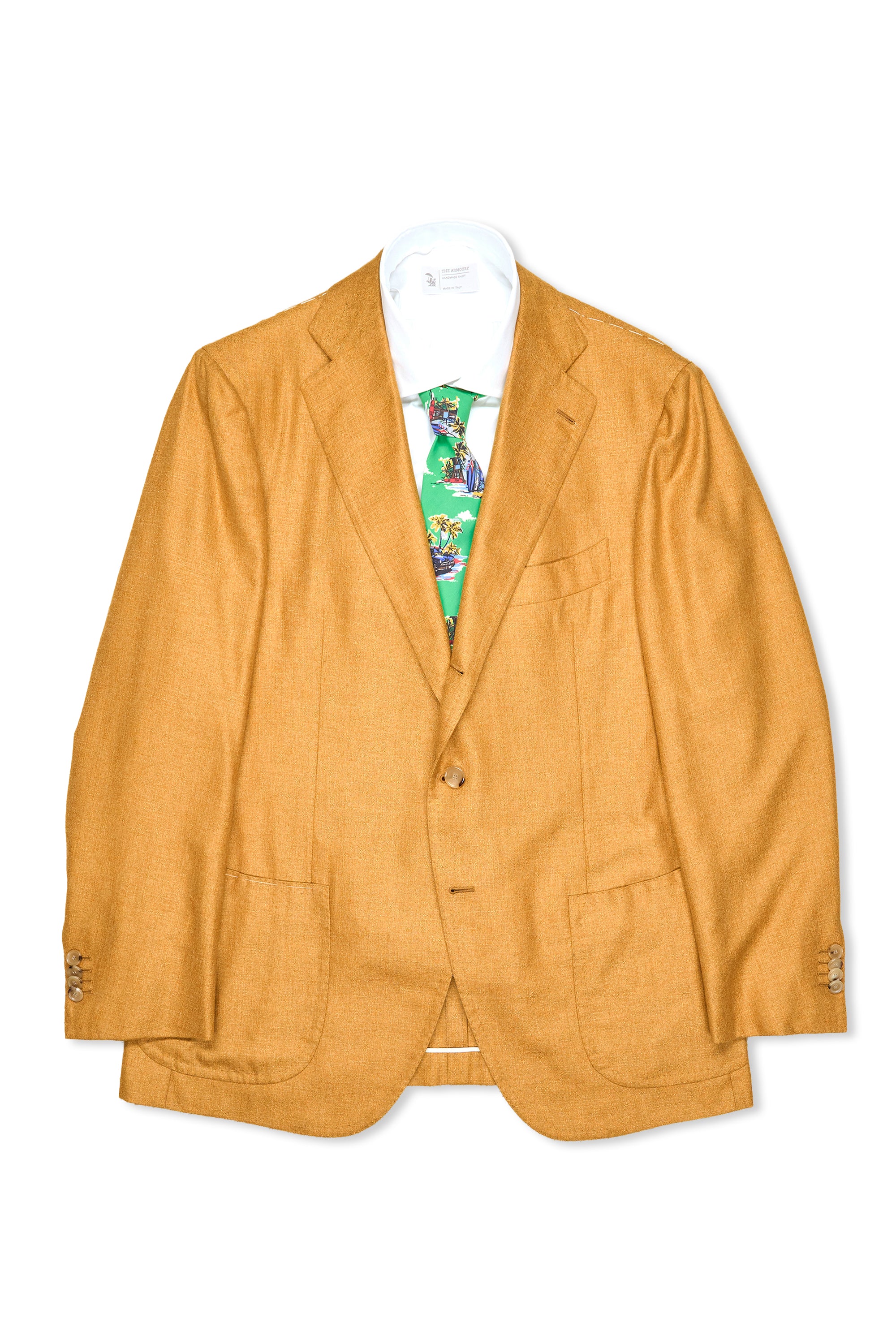 Cesare Attolini Honey Silk/Cashmere Sport Coat MTO