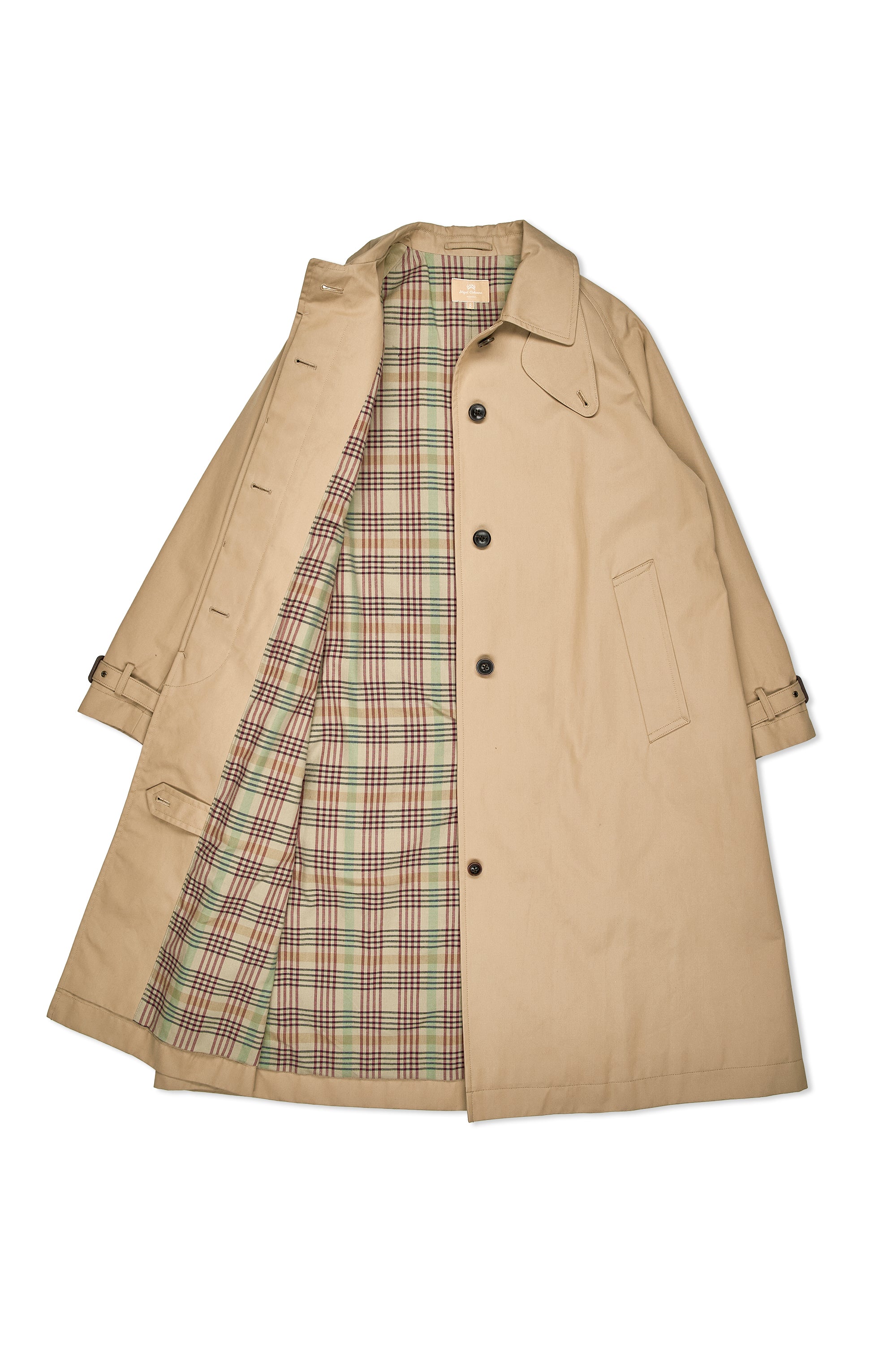 Nigel Cabourn Ladies Beige Classic Mac Coat