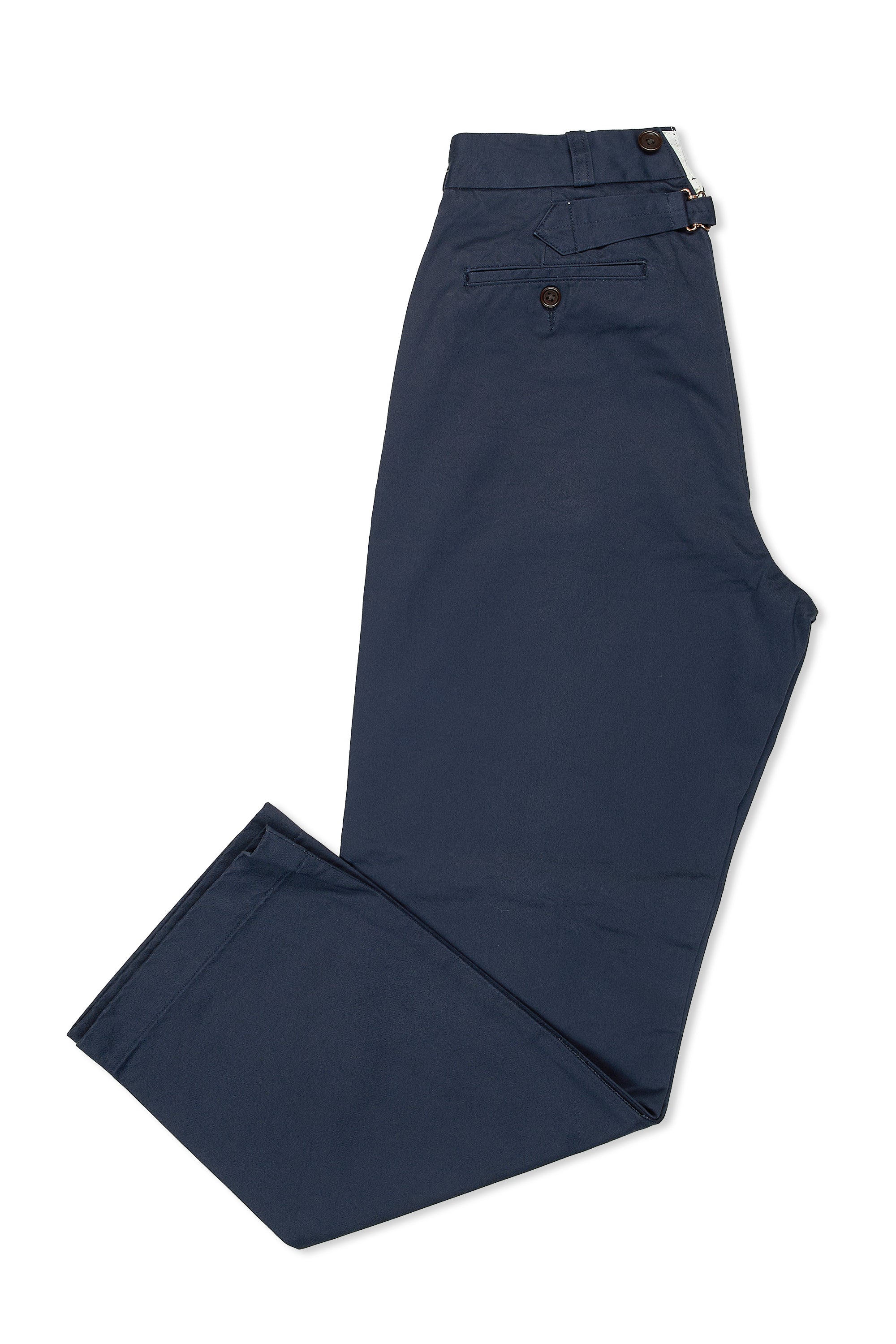 Nigel Cabourn Ladies Navy Classic Basic Chinos