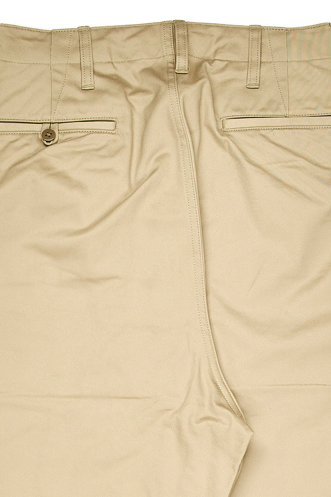 Nigel Cabourn Light Beige New Basic Cotton Chinos – Drop 93