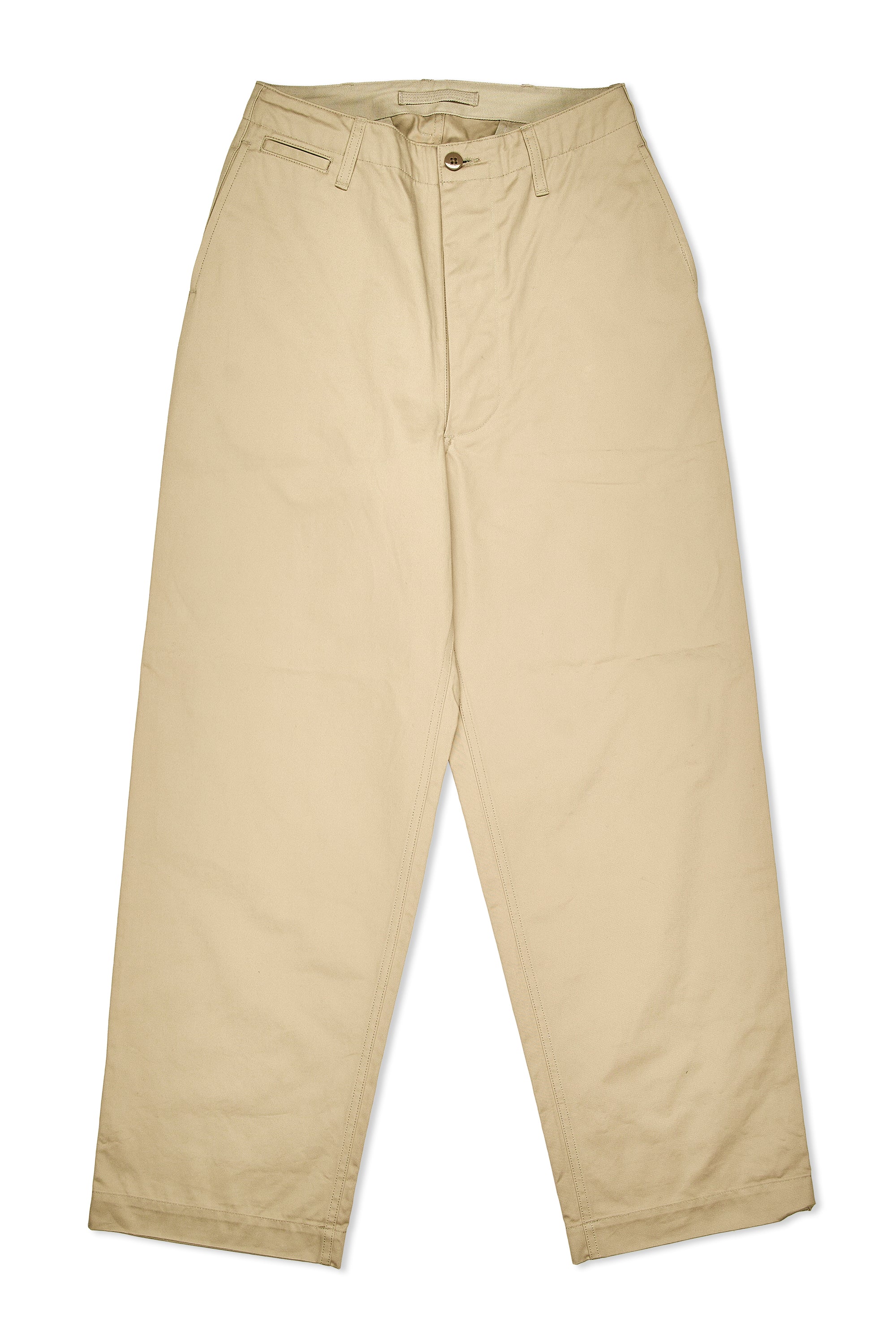 Nigel Cabourn Light Beige New Basic Cotton Chinos