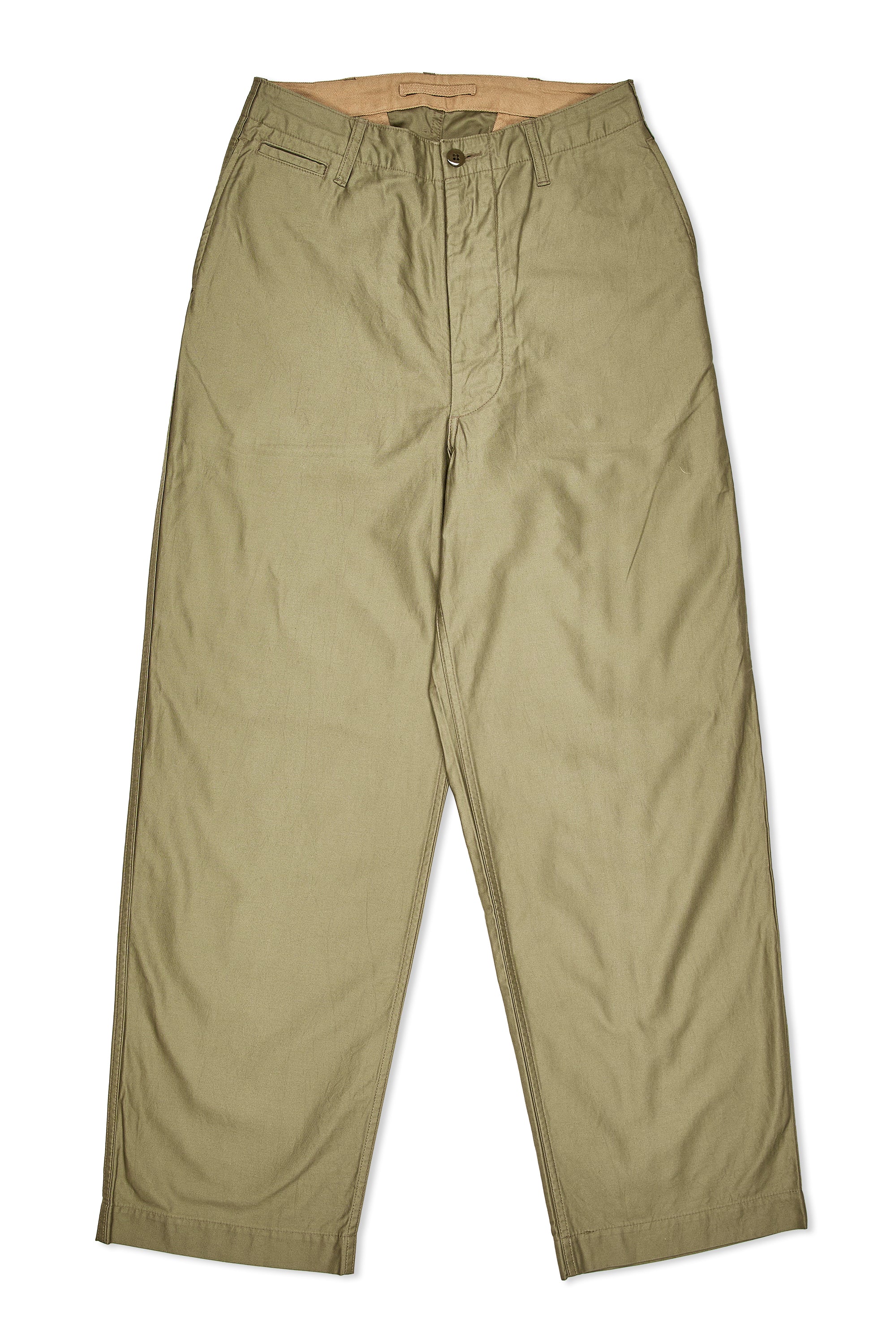 Nigel Cabourn Green New Basic Moleskin Chinos