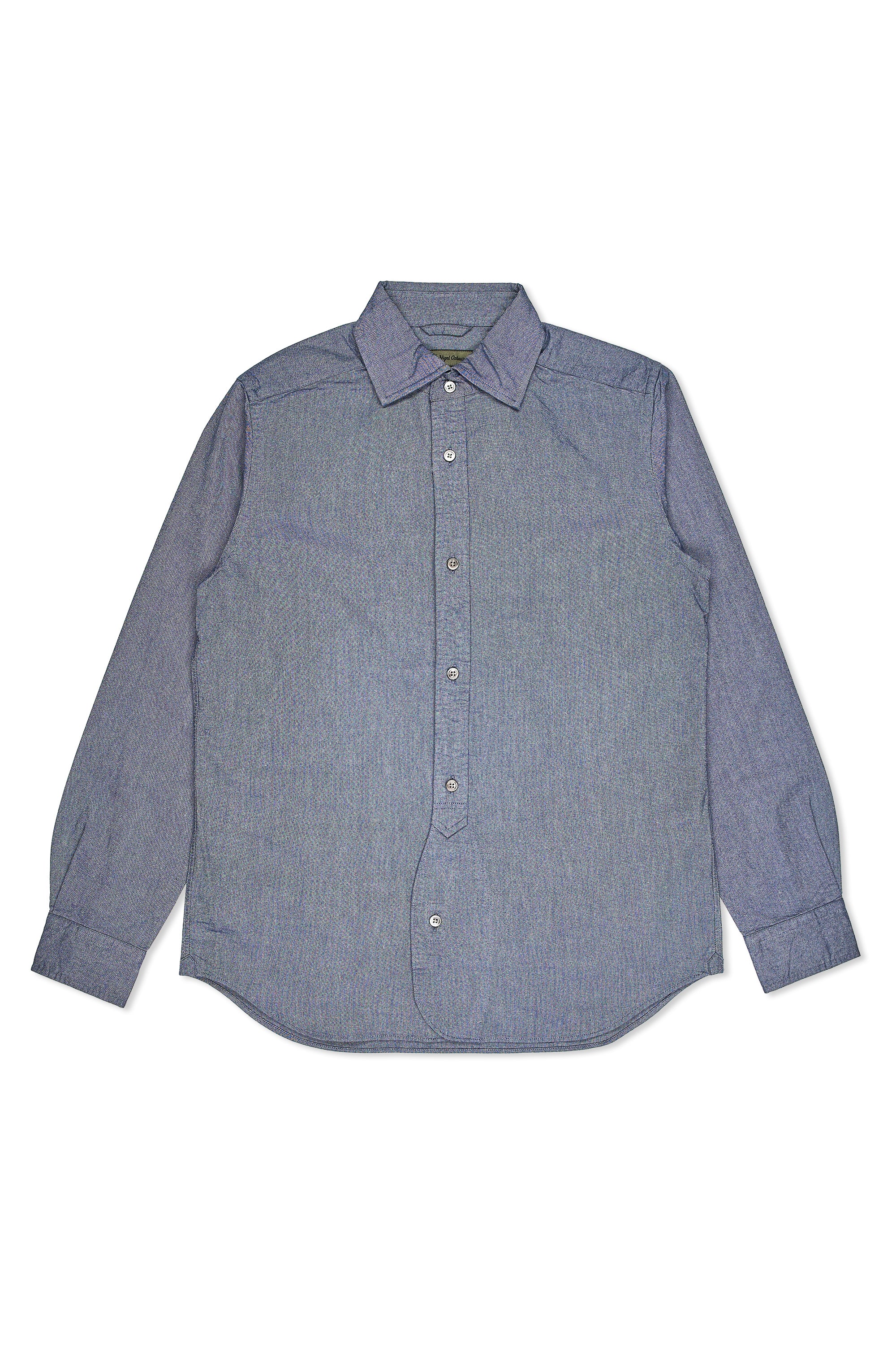Nigel Cabourn Navy Cotton British Officers Shirt