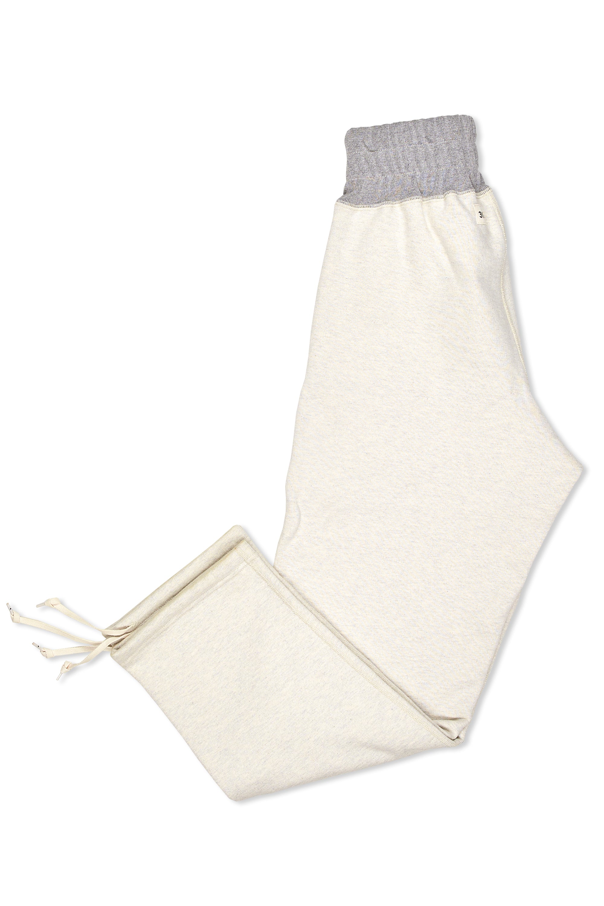 Nigel Cabourn Ivory 40s 20.5oz Cotton Military Sweatpants