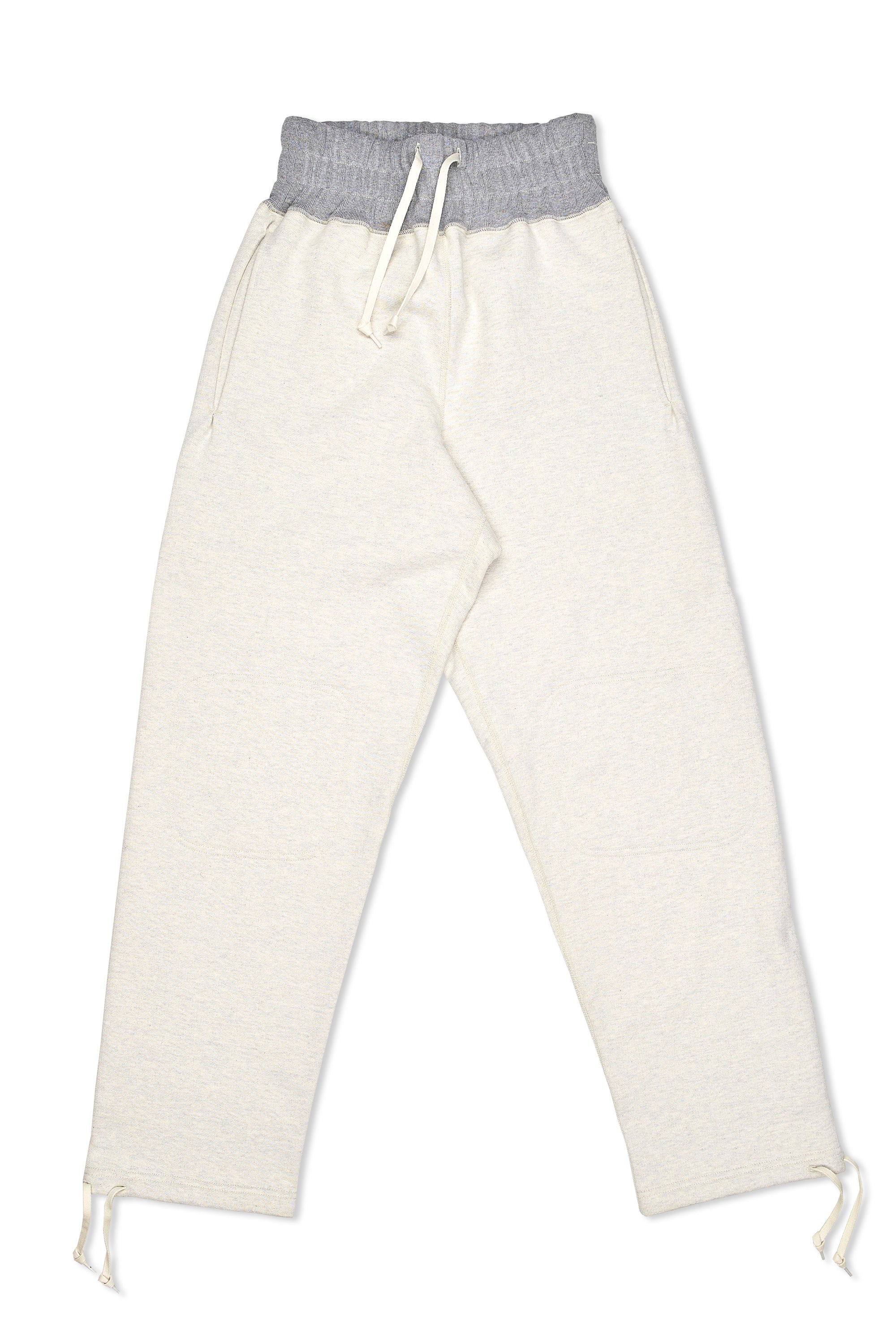 Nigel Cabourn Ivory 40s 20.5oz Cotton Military Sweatpants