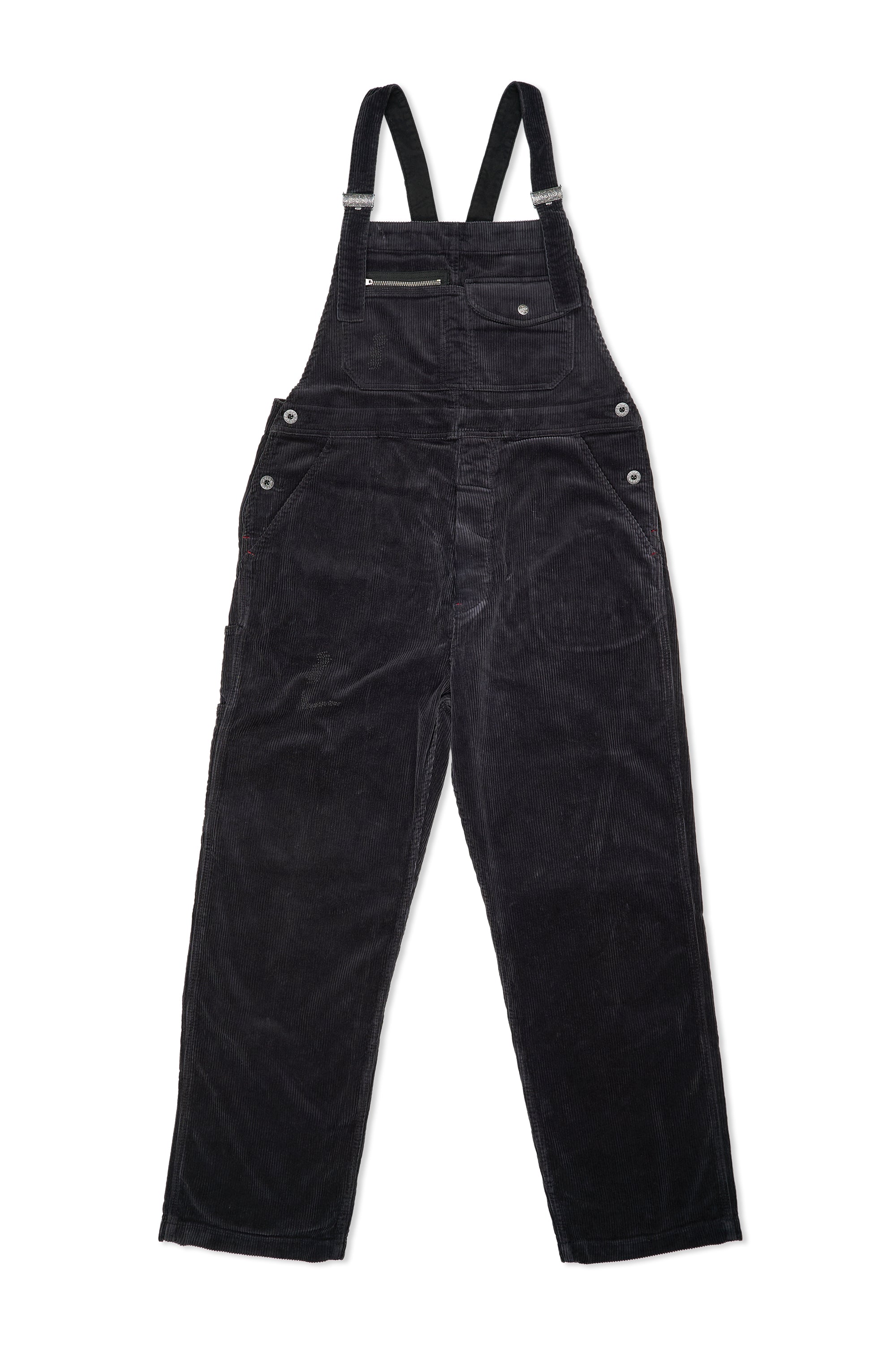Nigel Cabourn P-53 Black Corduroy Dungaree