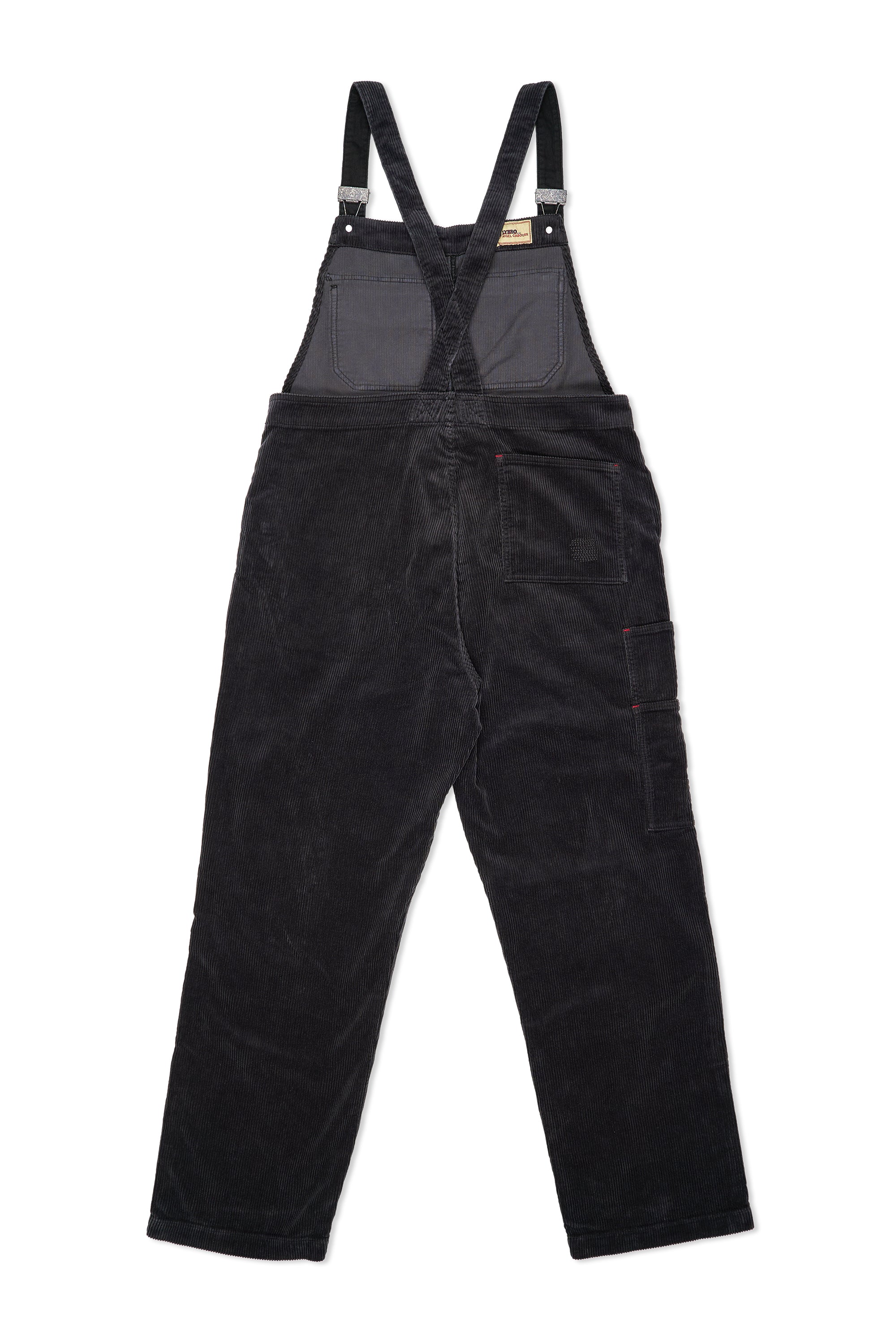 Nigel Cabourn P-53 Black Corduroy Dungaree