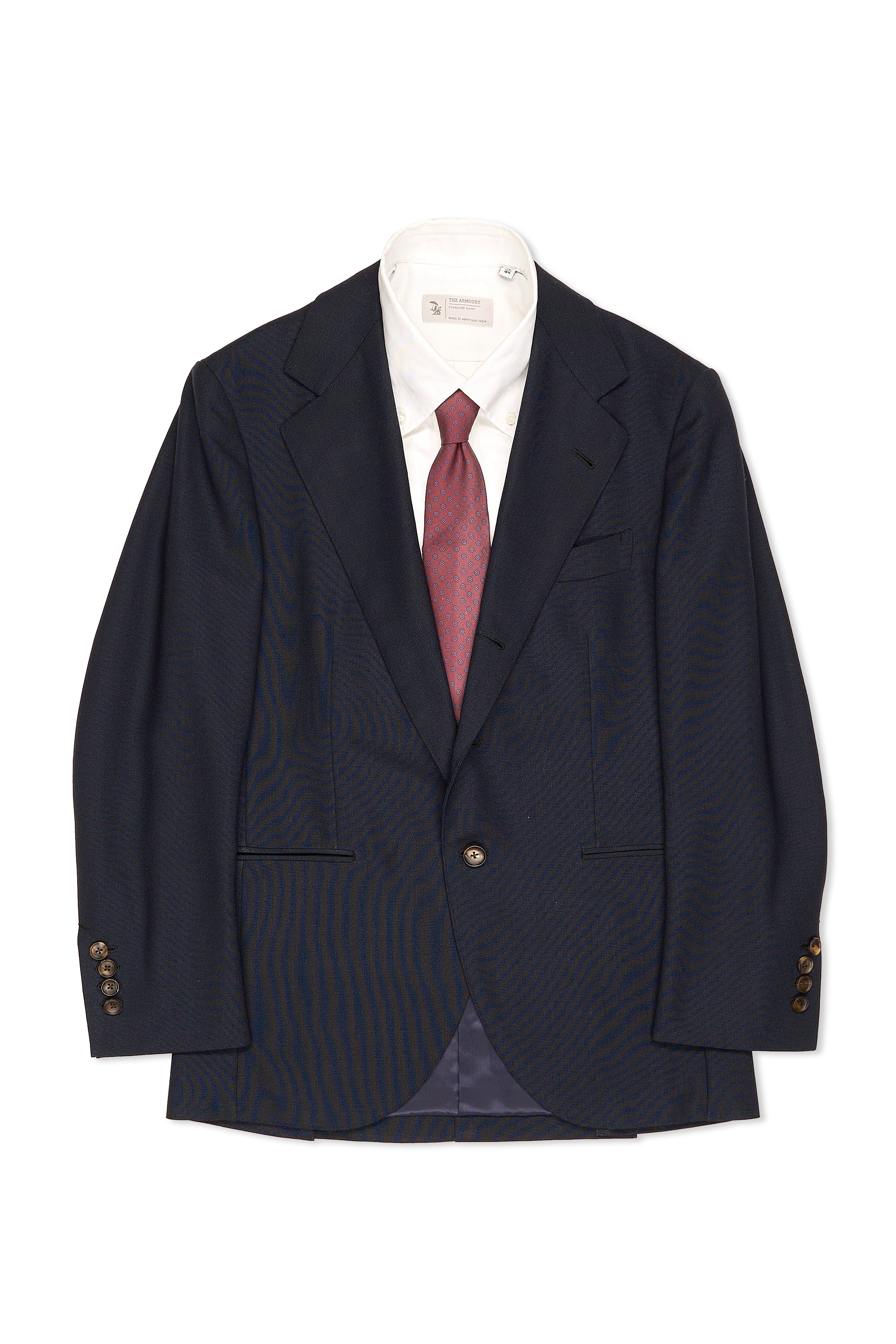 B&Tailor Navy 4 Ply Wool Sport Coat MTM