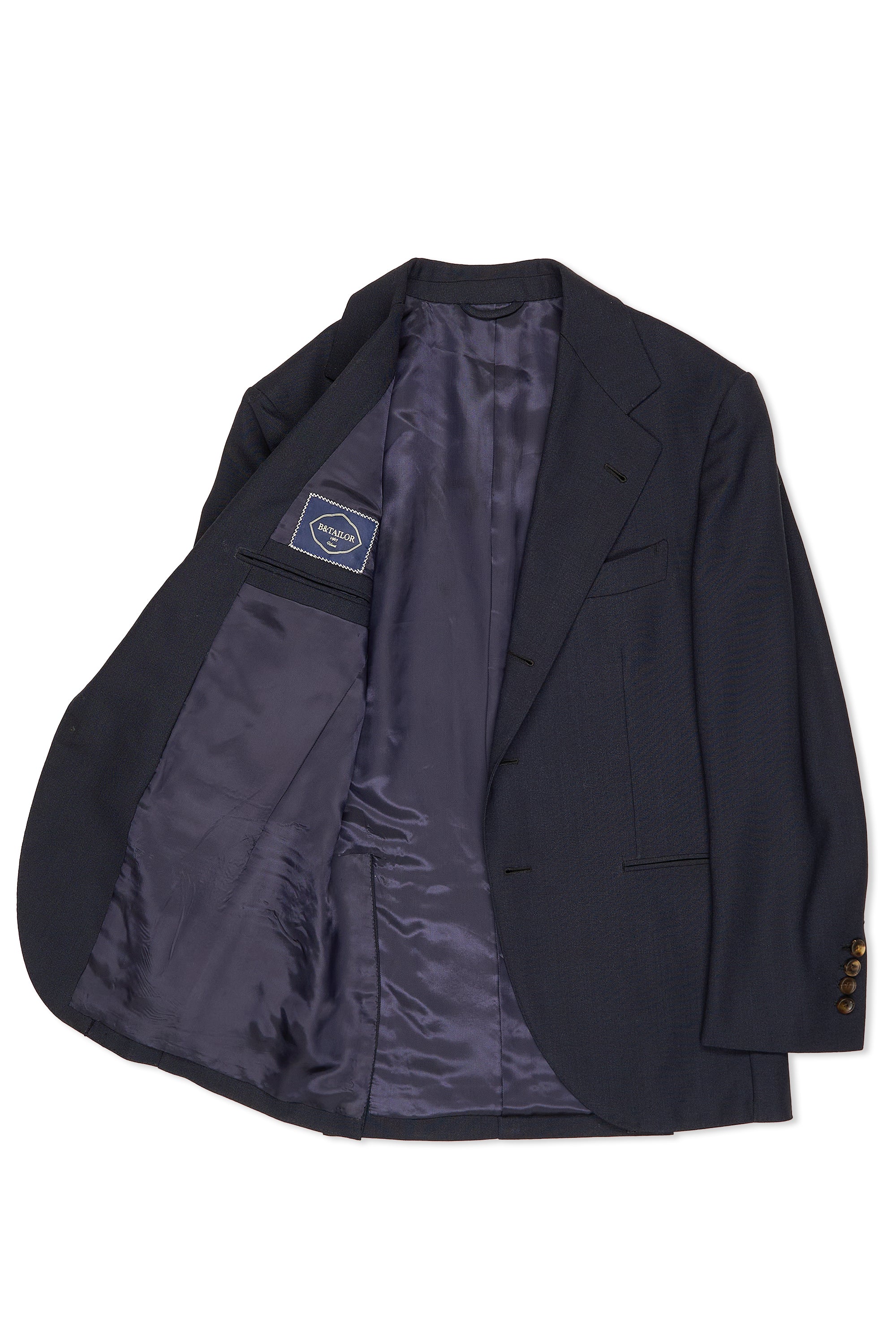 B&Tailor Navy 4 Ply Wool Sport Coat MTM