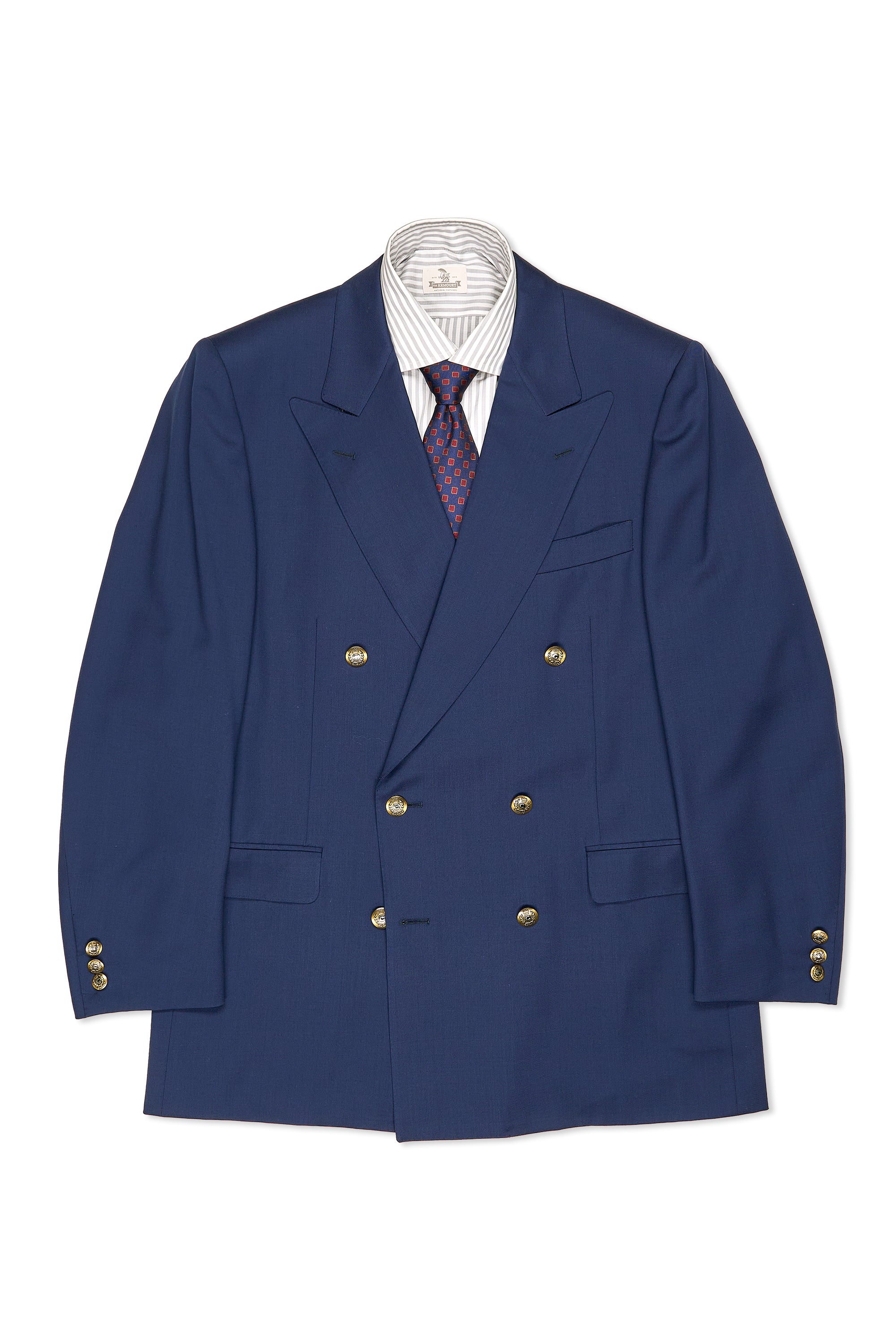 Vernet Navy Wool Double Breasted Sport Coat