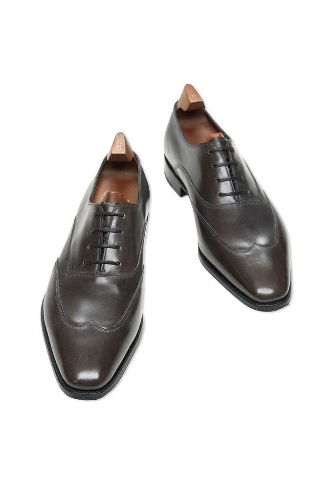 John Lobb Woodcote Deep Grey Calf Oxfords – Drop 93