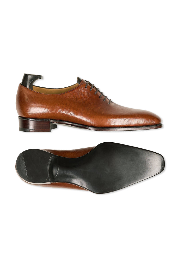 Gaziano & Girling DECO Cooper Tan Grain Whole Cut Oxfords