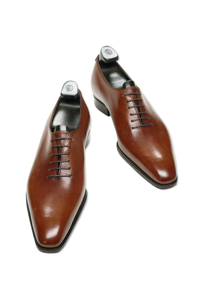 【希少5.5E】DECO Gaziano＆Girling Cooper Gaziano & Girling DECO Cooper Tan Grain Whole Cut Oxfords MTO