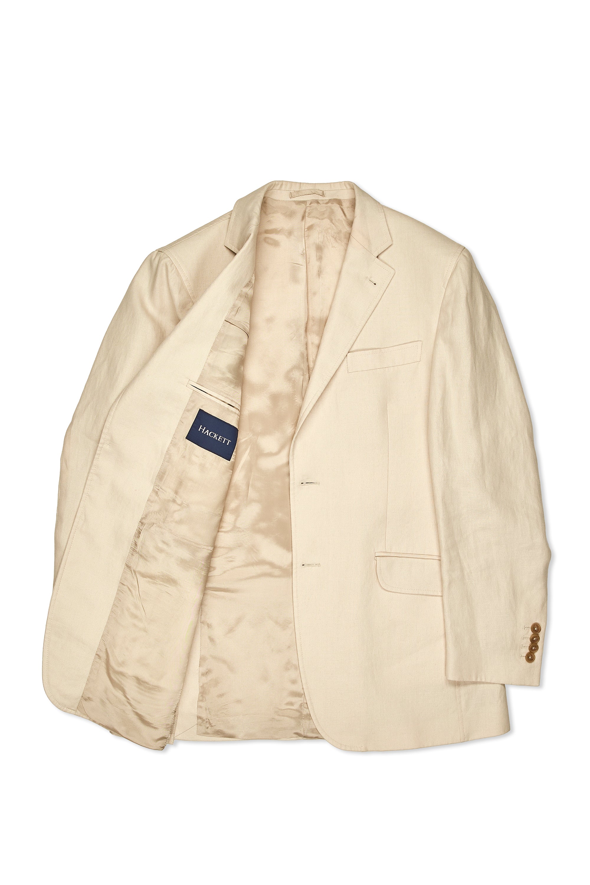 Hackett Cream Linen Sport Coat