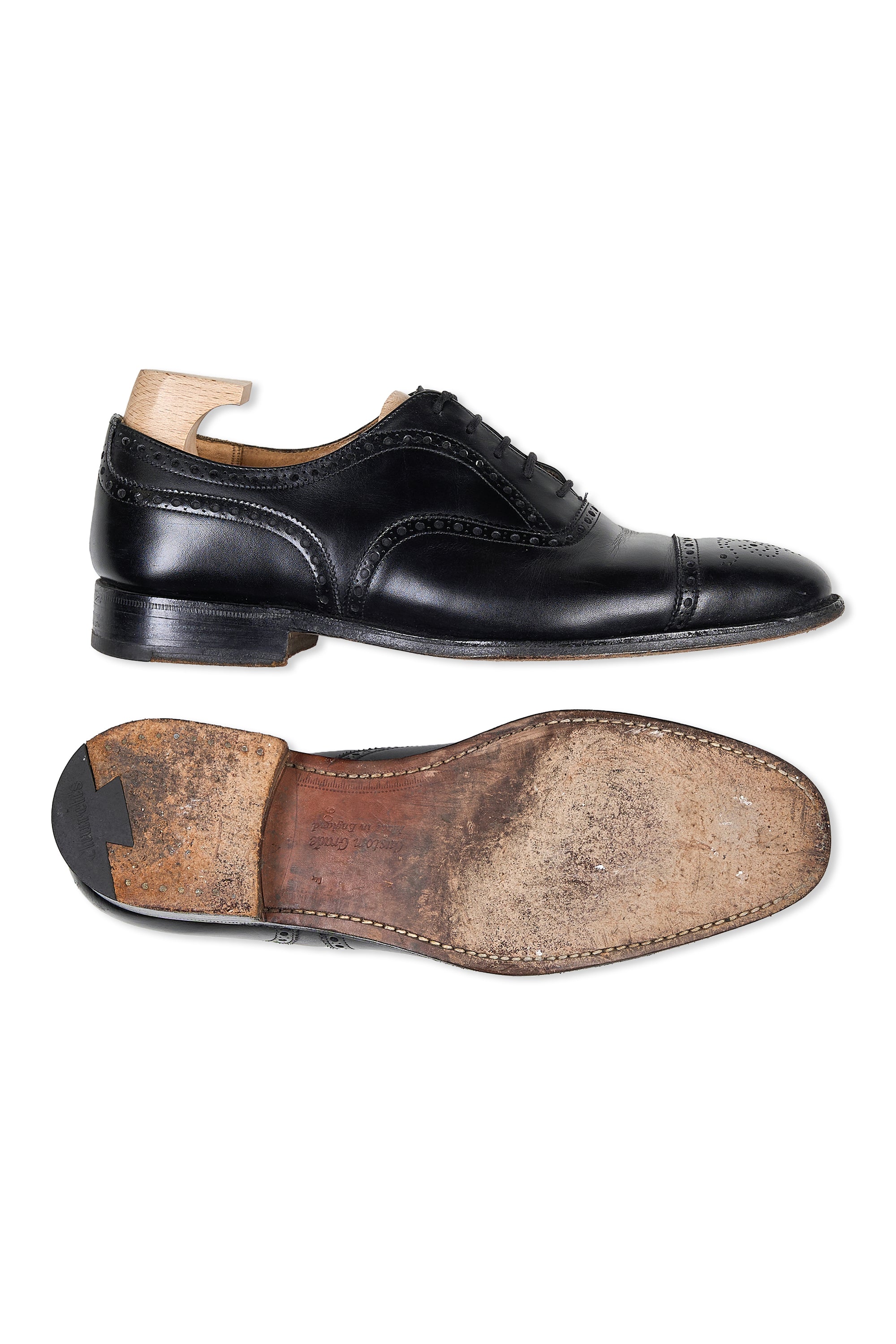 Church's Diplomat 173 Black Calf Leather Oxford Brogue