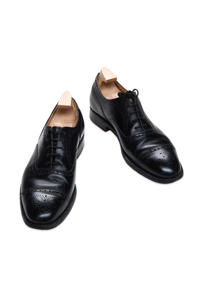 Church's Diplomat 173 Black Calf Leather Oxford Brogue – Drop 93