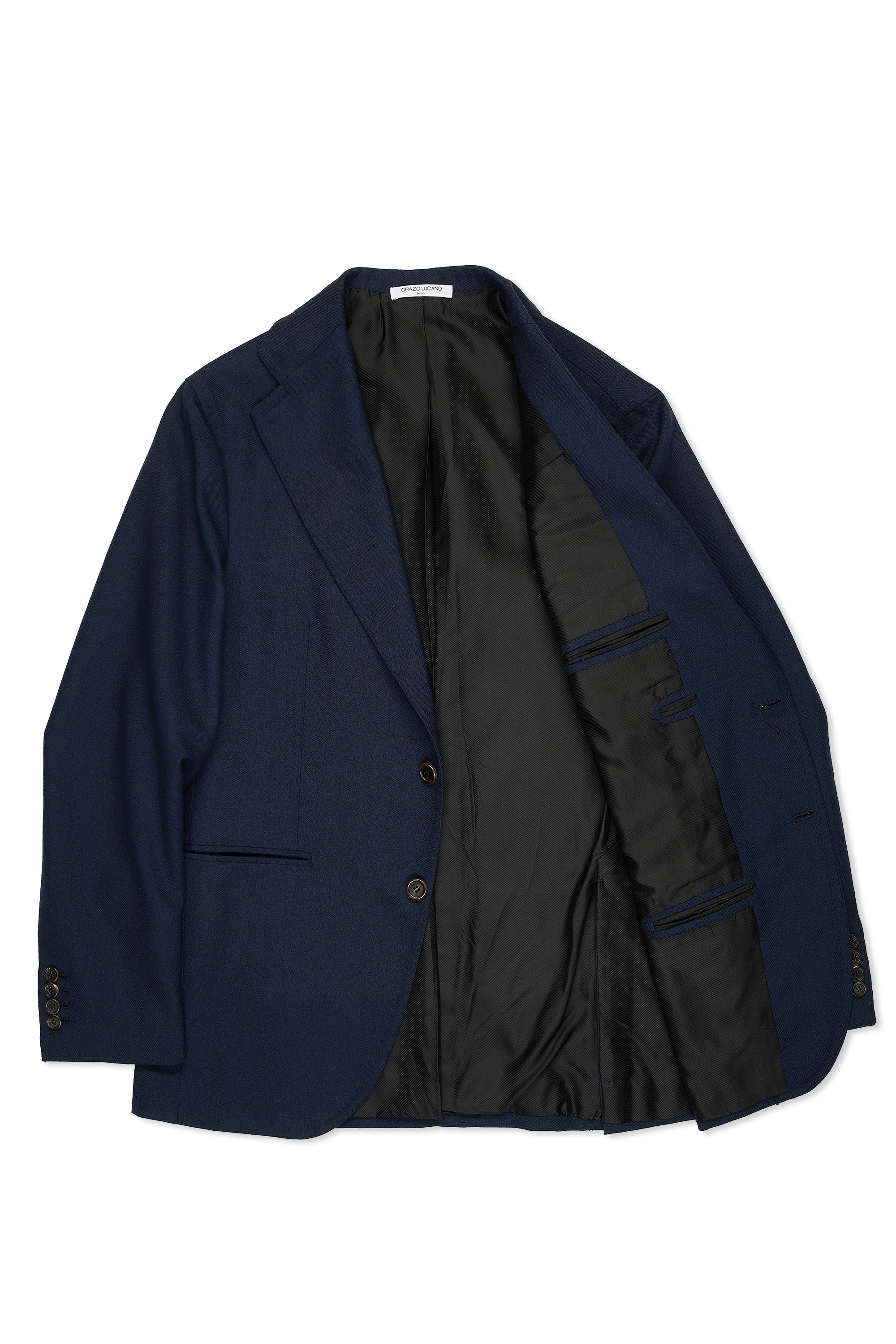 Orazio Luciano Navy Wool Sport Coat
