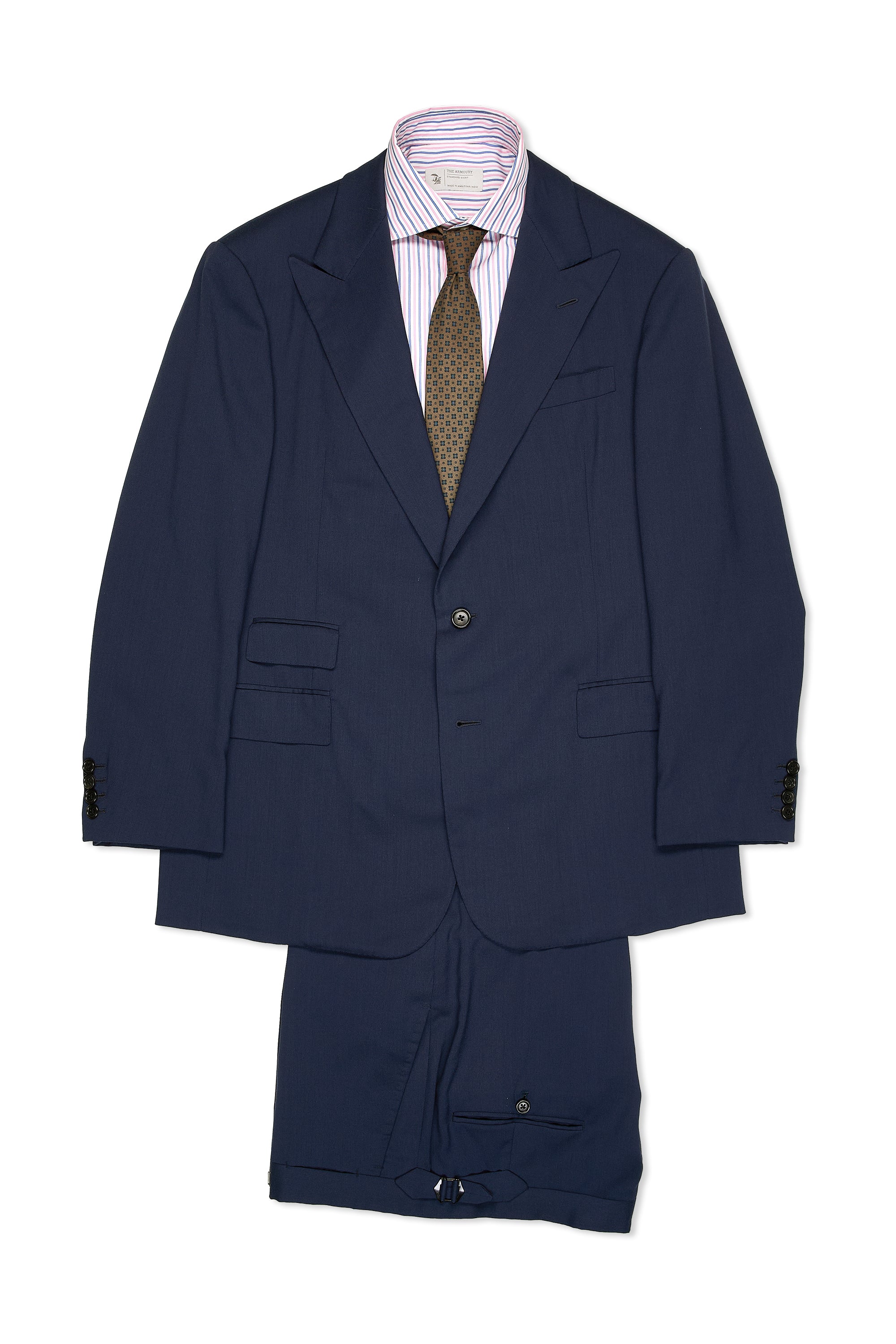 Ralph Lauren Purple Label Navy Wool Suit