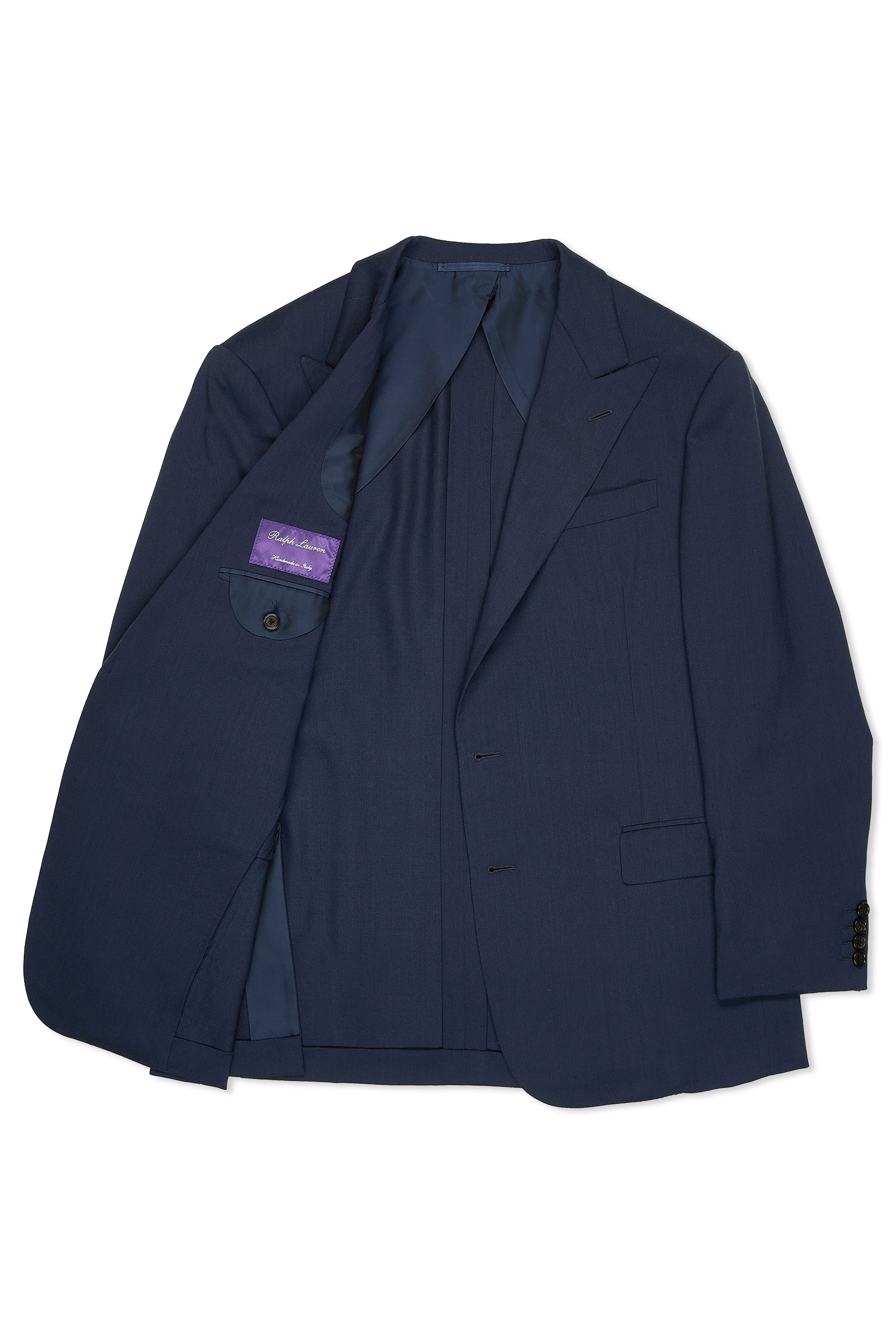 Ralph Lauren Purple Label Navy Wool Suit