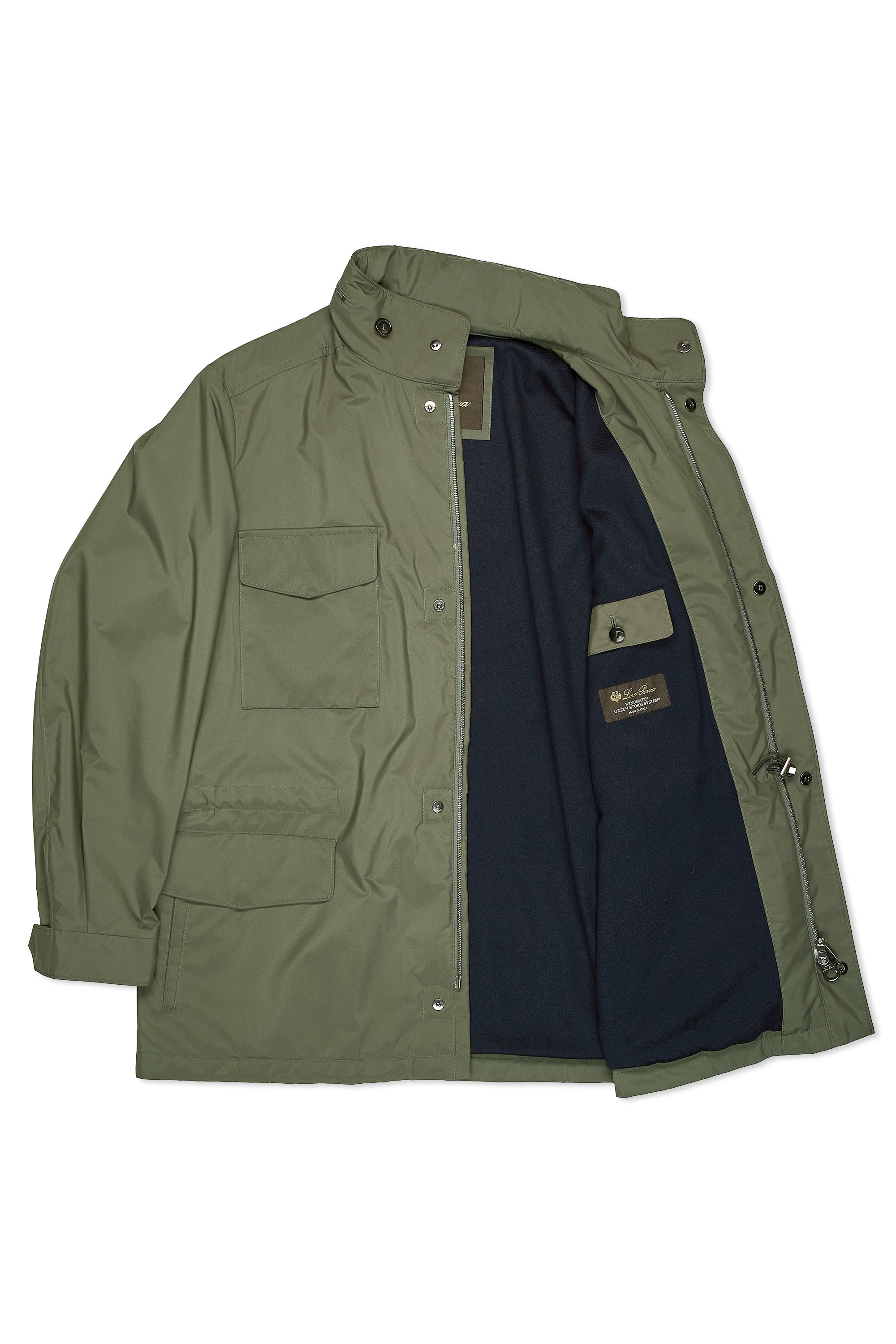 Loro Piana Green Traveller Field Jacket