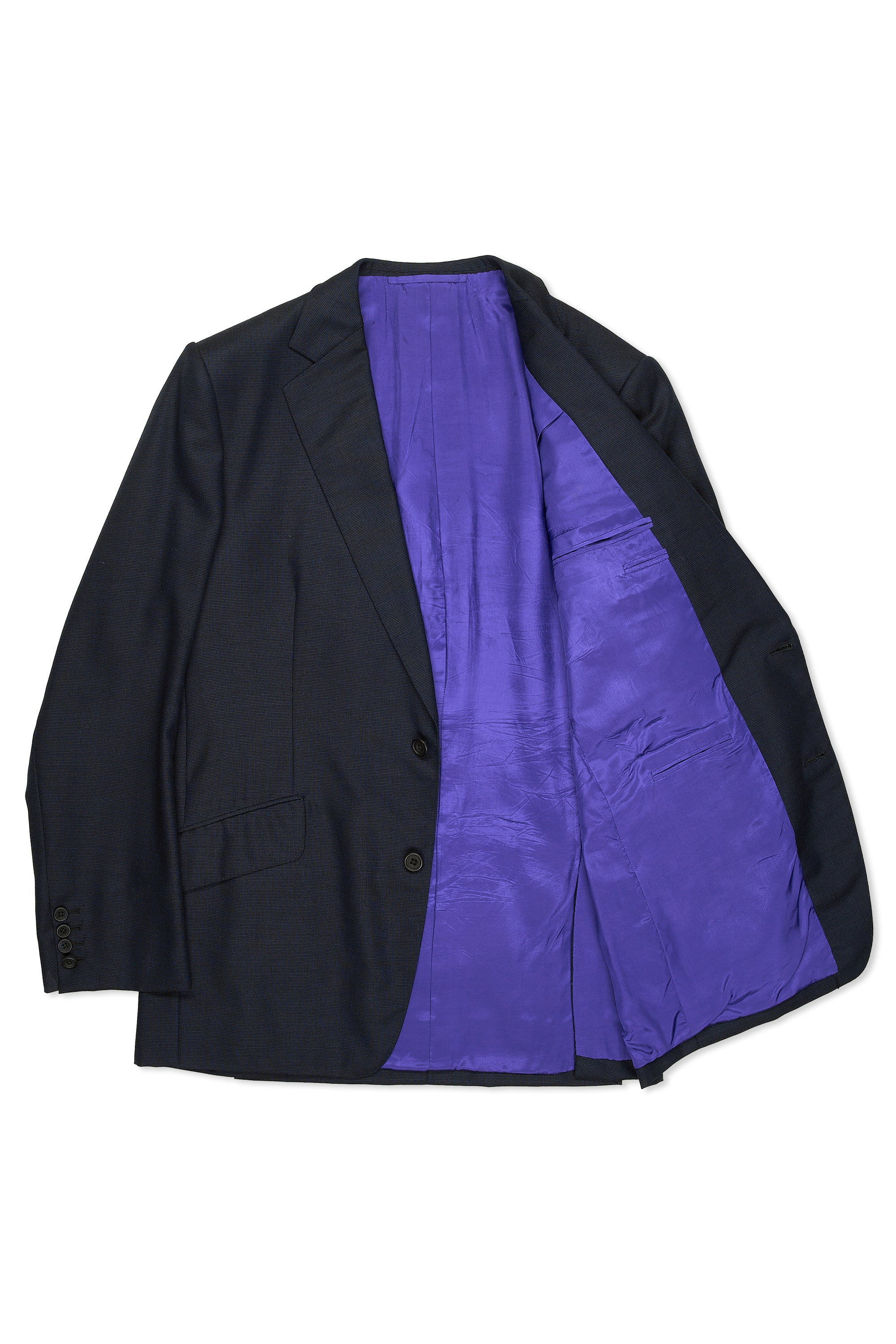 Richard James Navy Wool Suit Bespoke