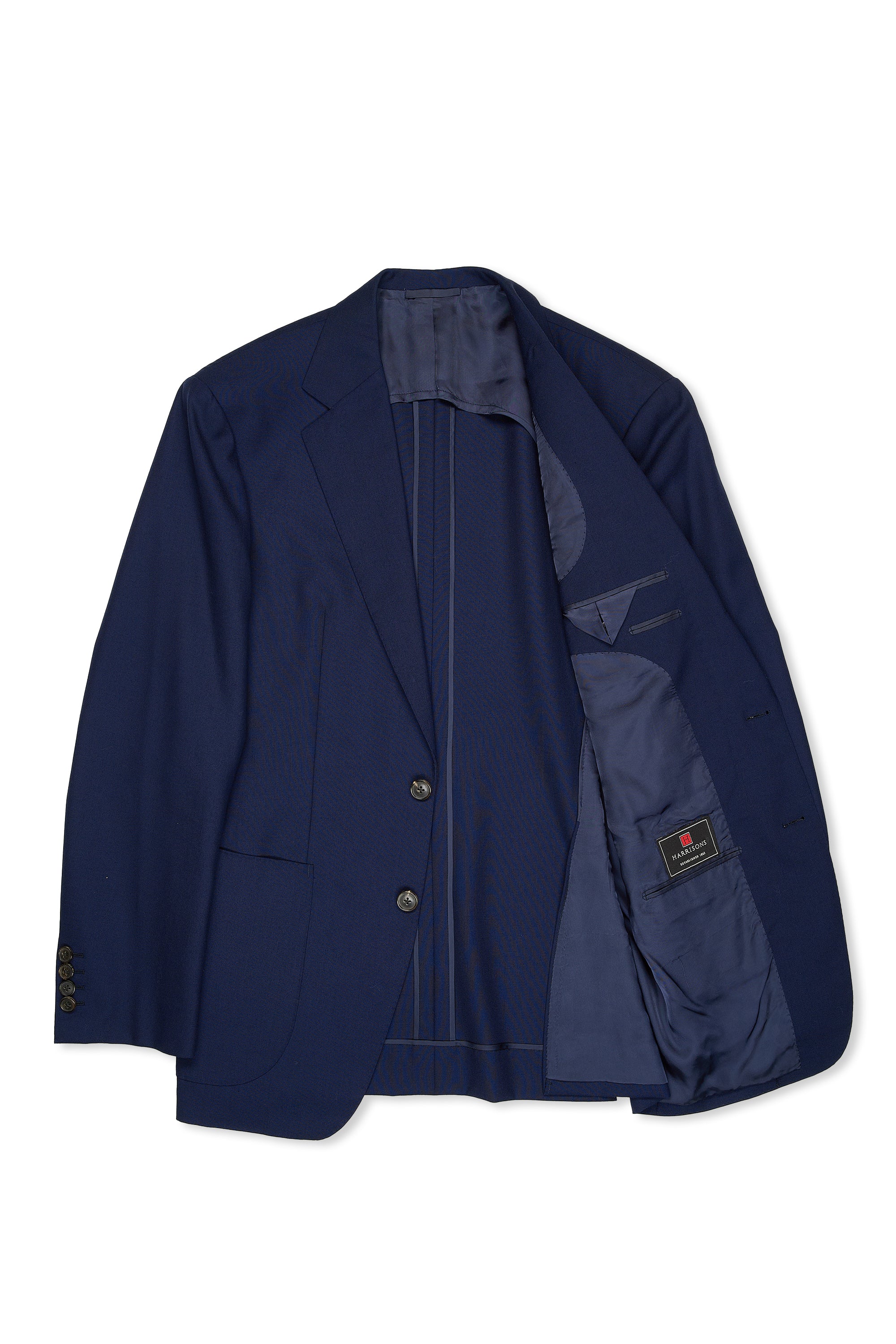 WW Chan Navy Wool Sport Coat Bespoke