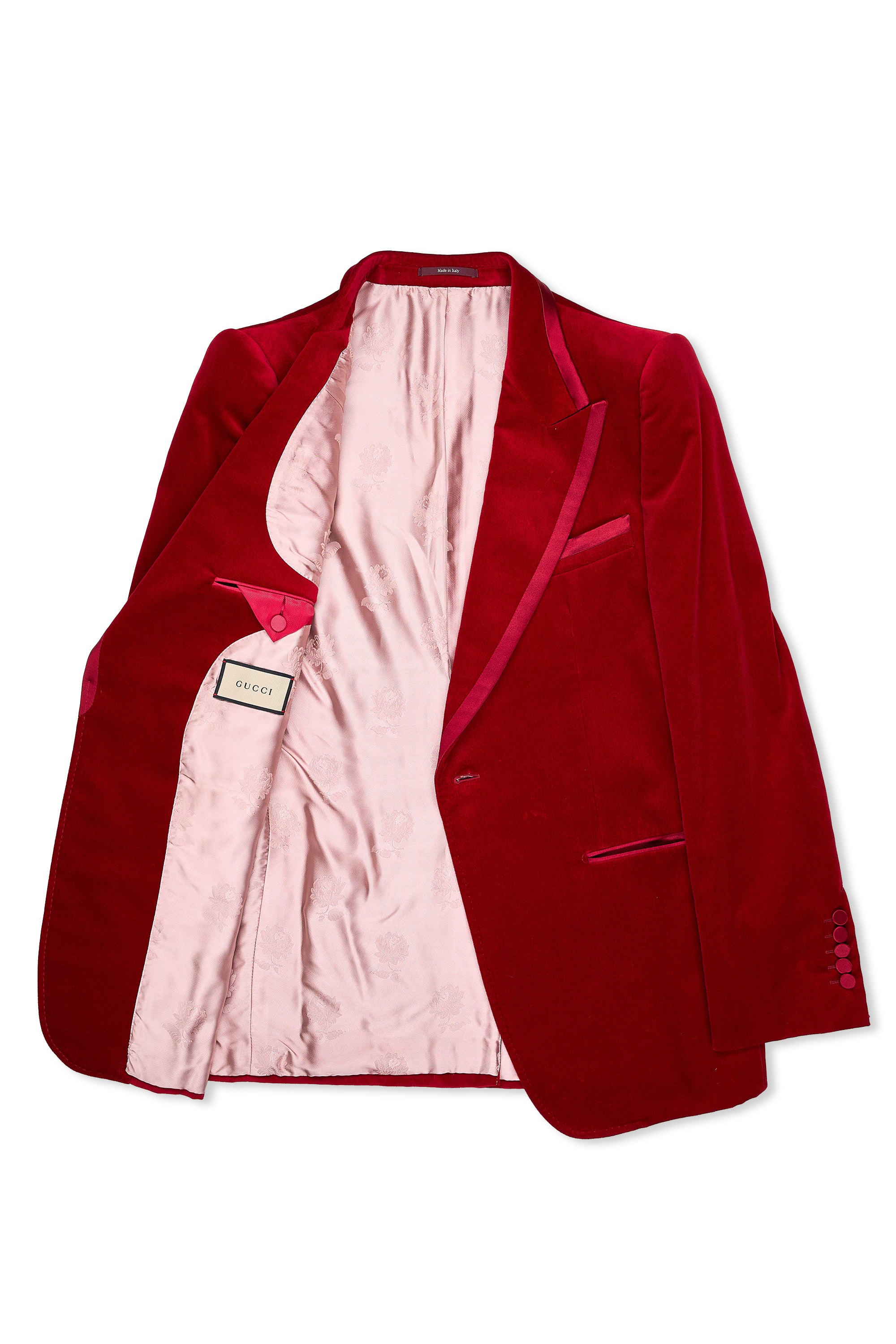 Gucci Red Velvet Sport Coat