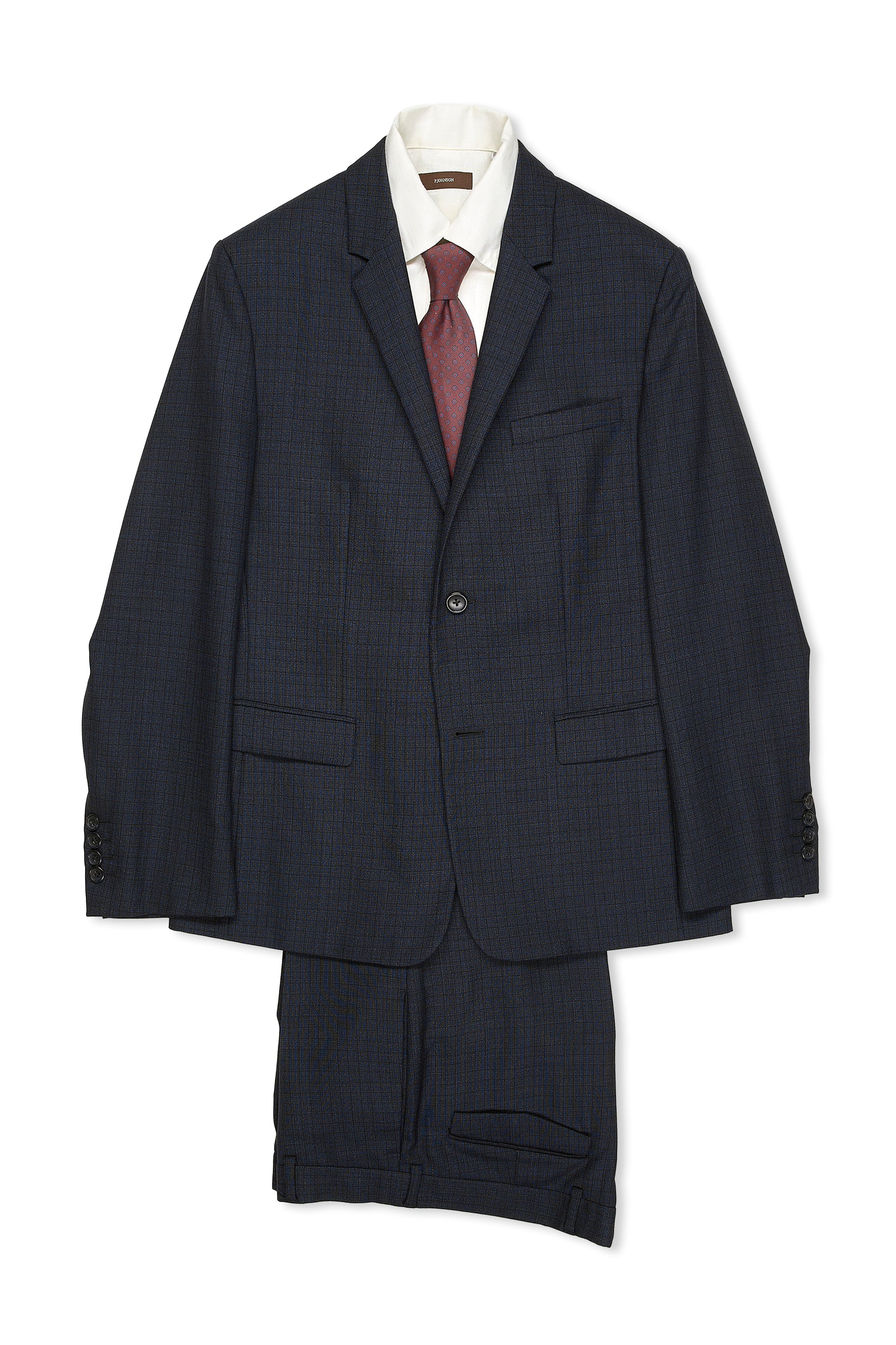 Dior Navy with Black Check Wool Suit
