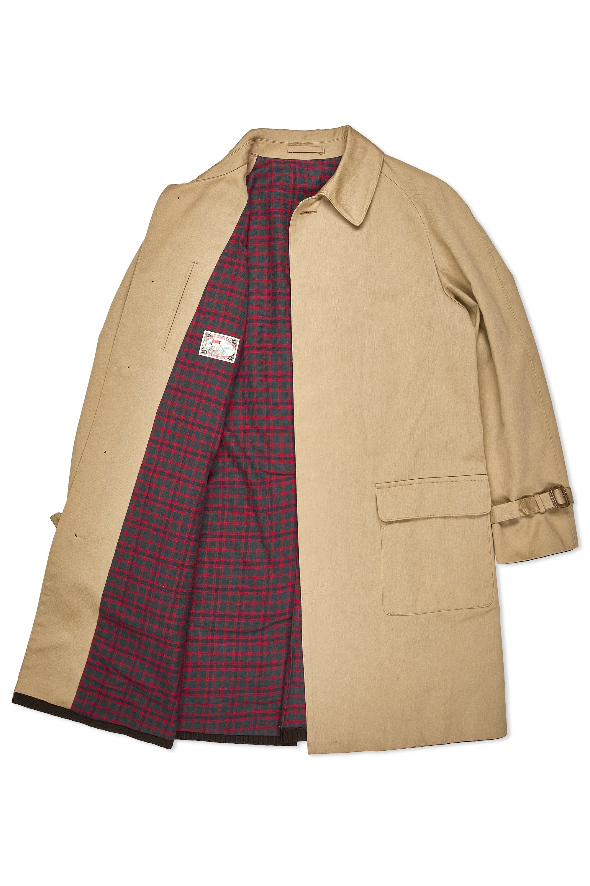 Ring Jacket Beige Cotton/Mohair Trench Coat