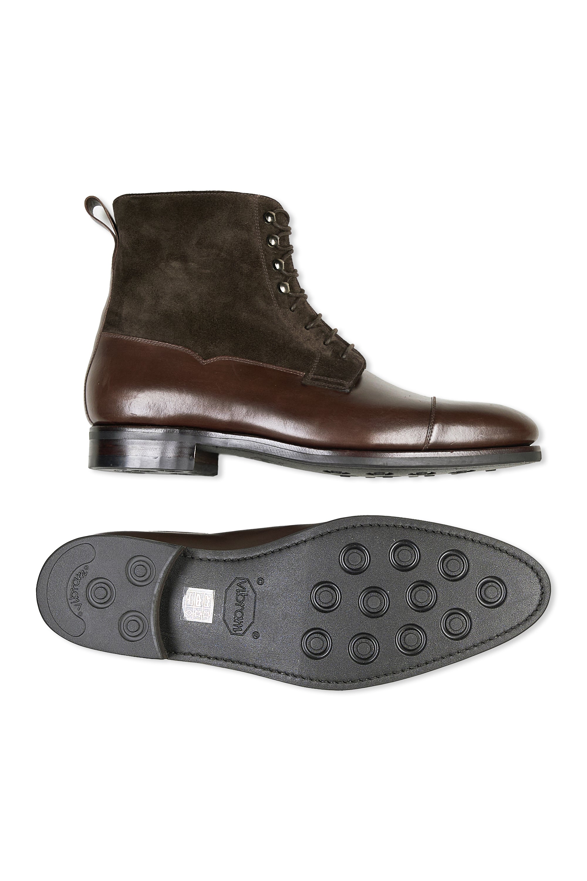 Casa Fagliano Brown Calf with Suede Boots