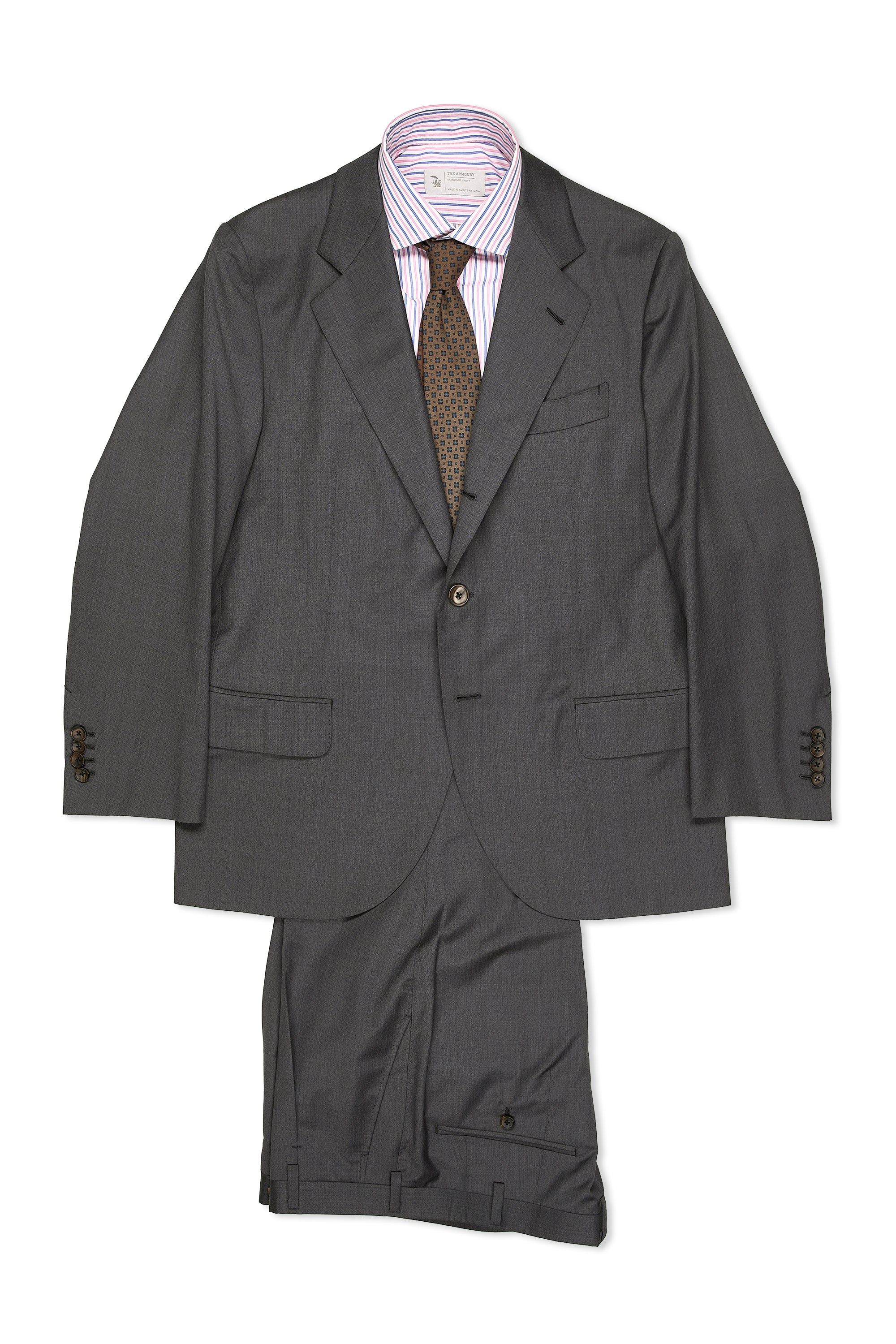 B&Tailor Grey Wool Suit MTM