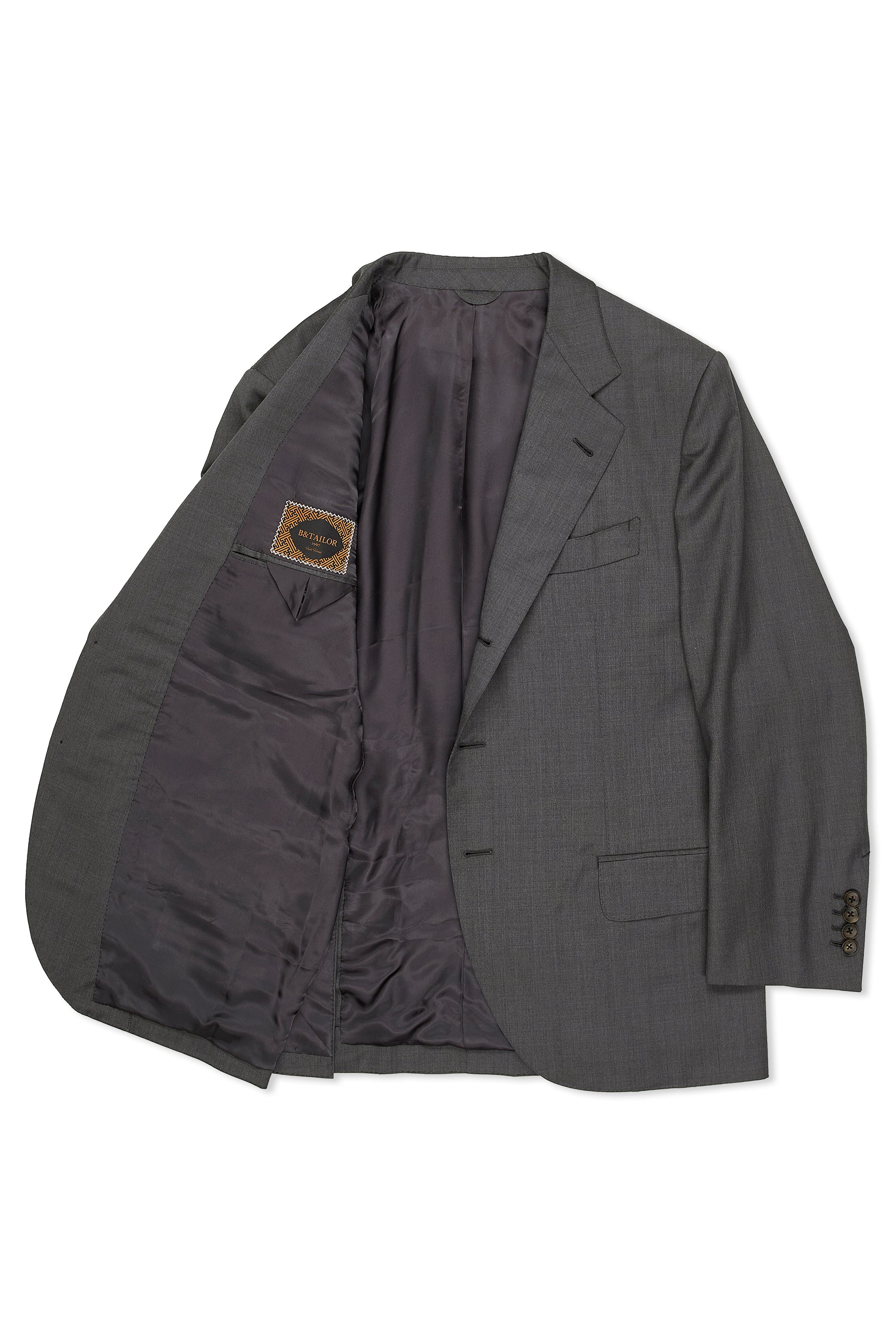 B&Tailor Grey Wool Suit MTM