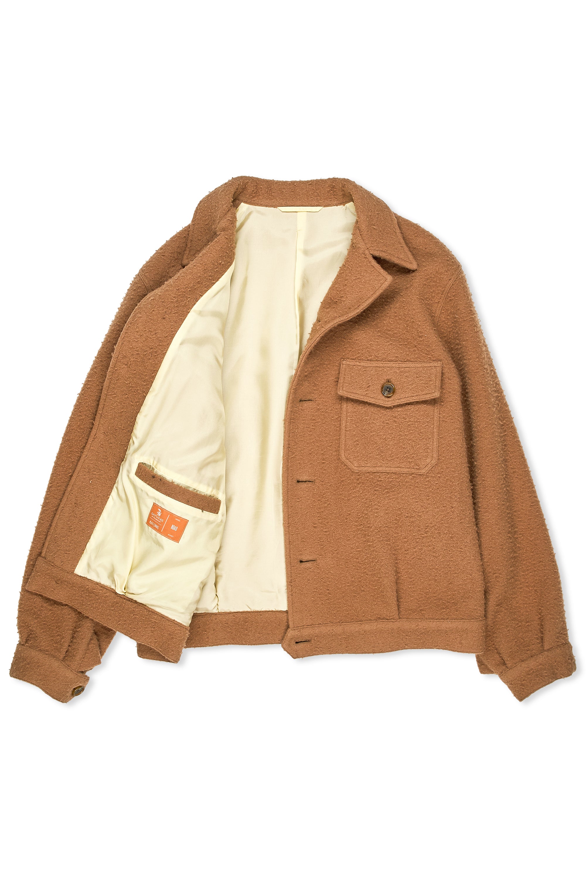 The Armoury Brown Casentino Wool Road Jacket