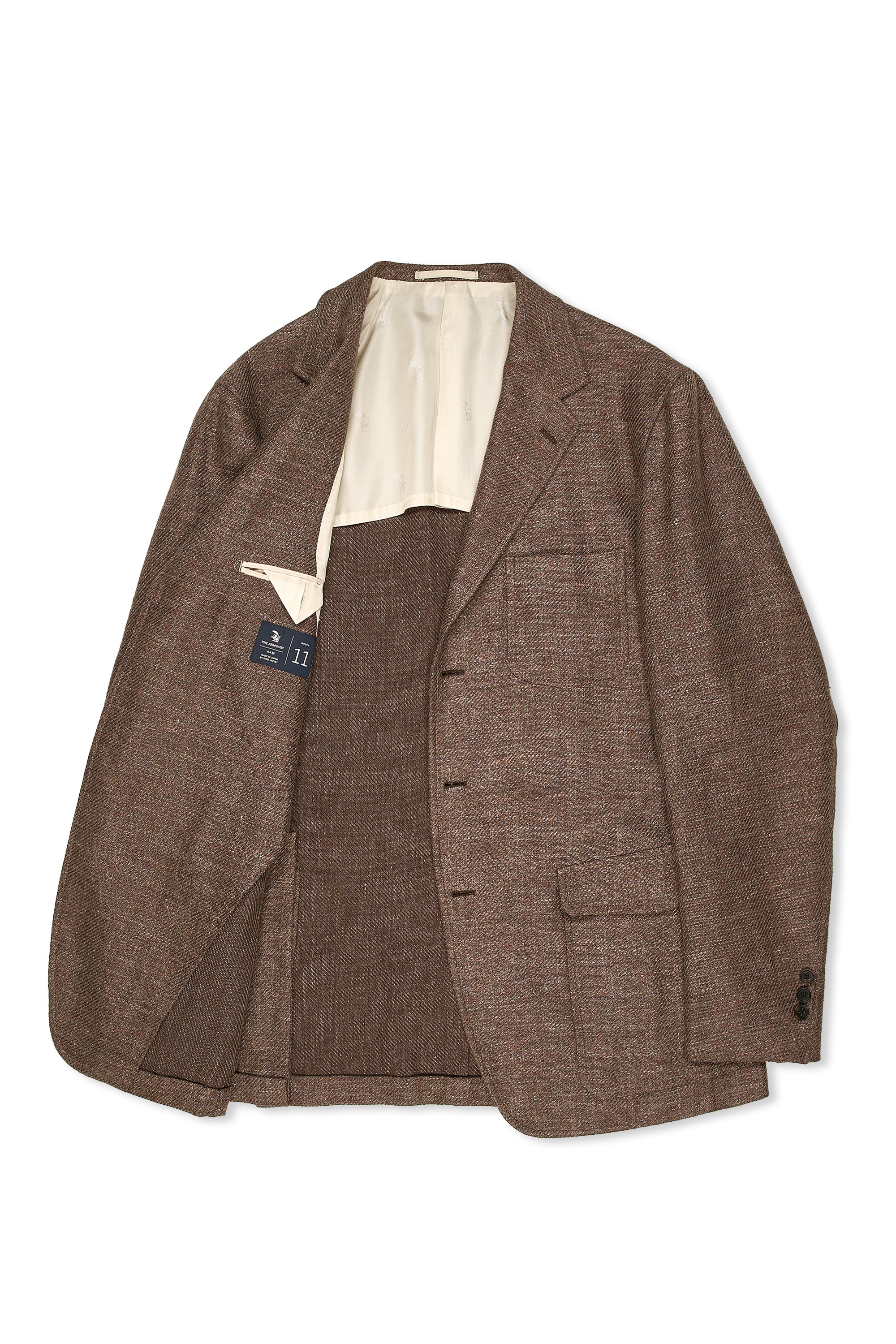The Armoury Model 11 Brown Oxygen Linen/Cotton Sport Coat