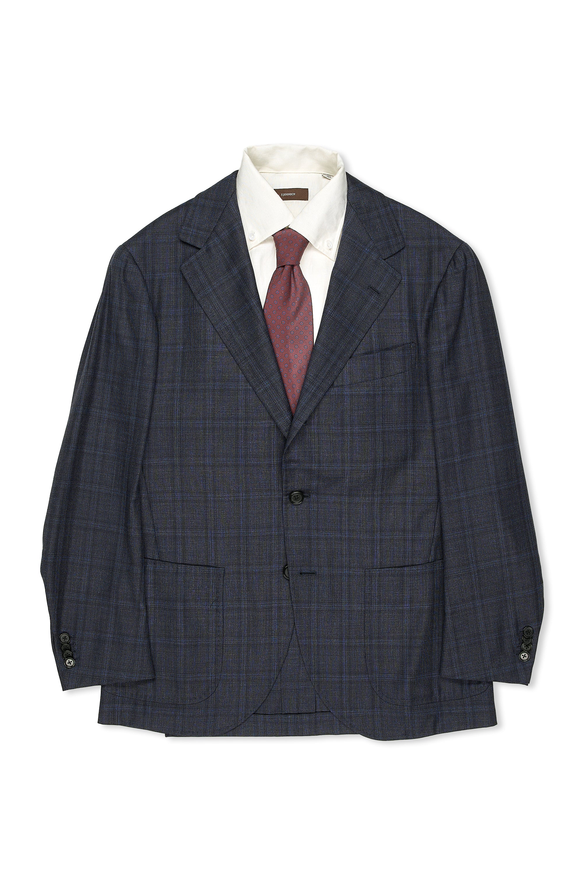 The Armoury Model 15 Navy Wool Check Sport Coat