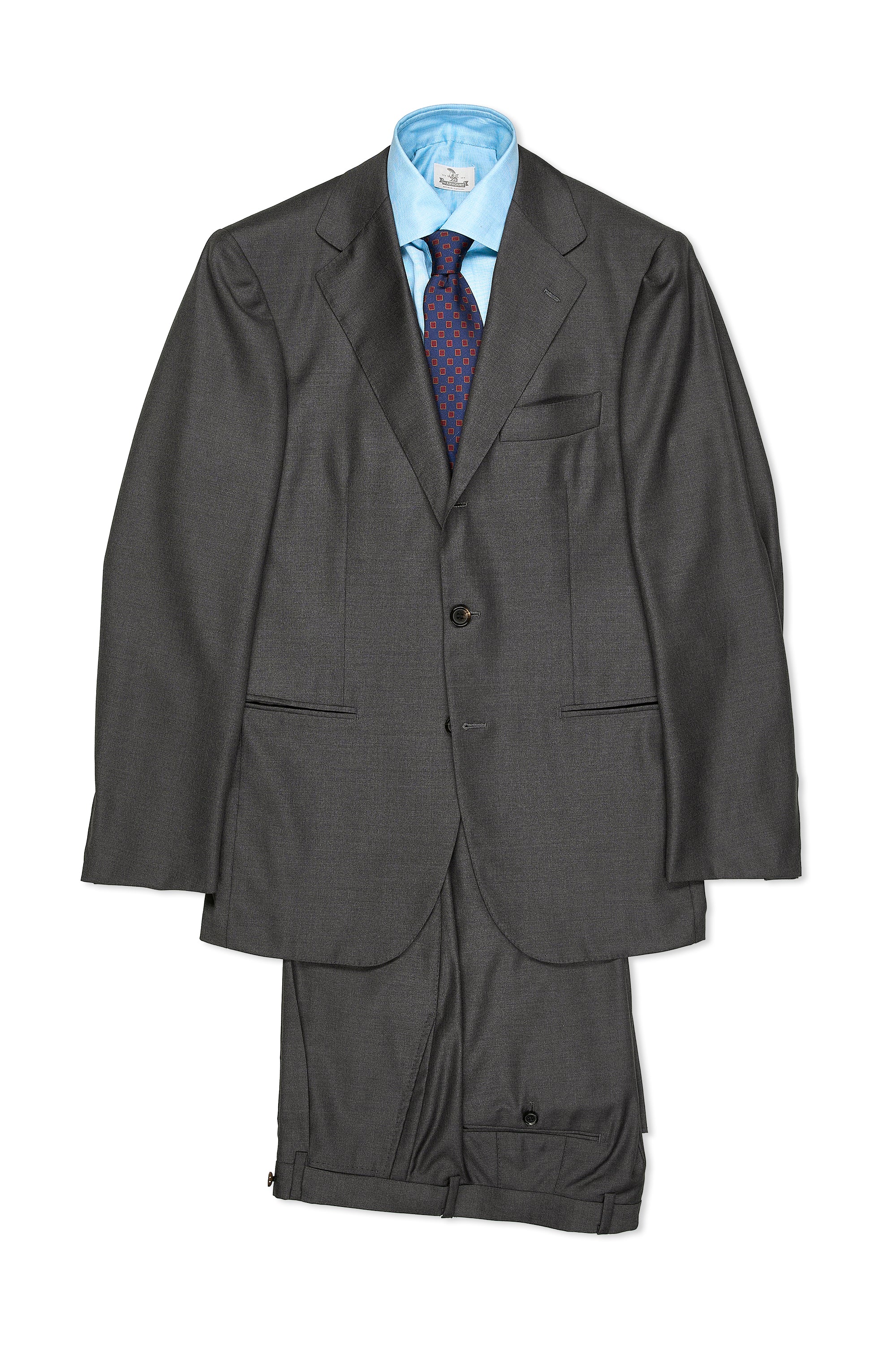 Ring Jacket AMJ01 Dark Grey Loro Piana Four Seasons Wool Core Suit *new with defect*