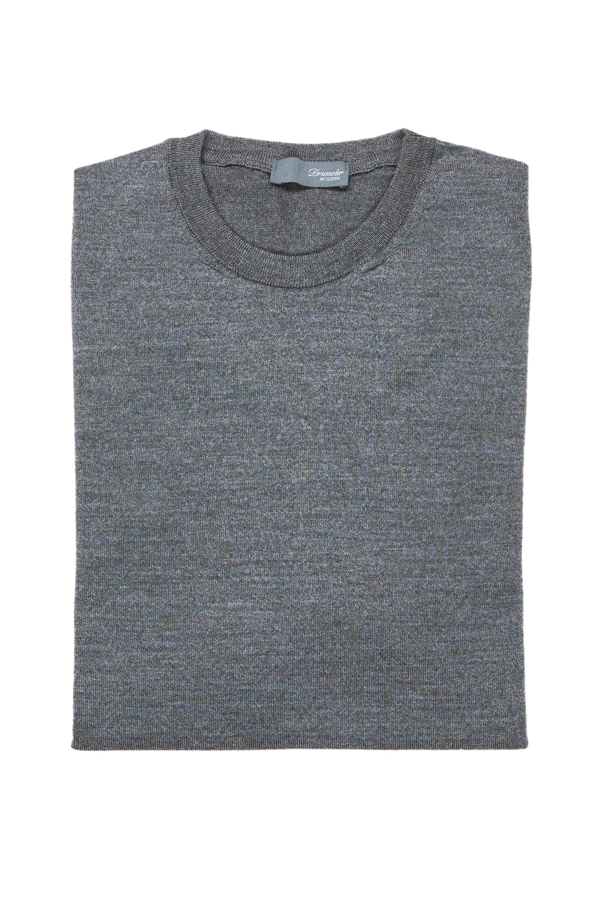 Drumohr Extra Fine Merino Wool Crewneck Sweater
