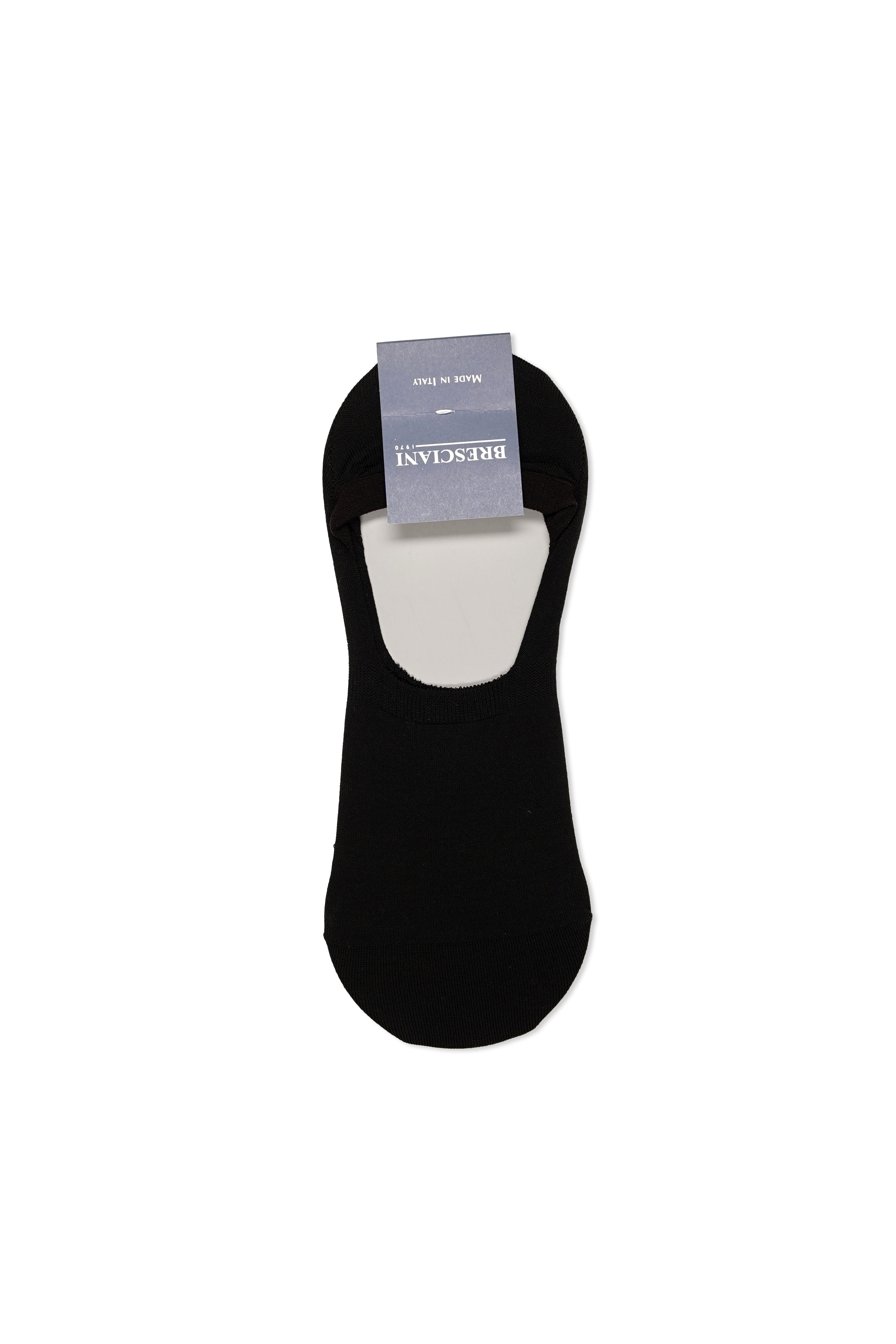 Bresciani MHE34UN2006XX Socks in Solid Colour Cotton Ankle Length - 703-Cafe