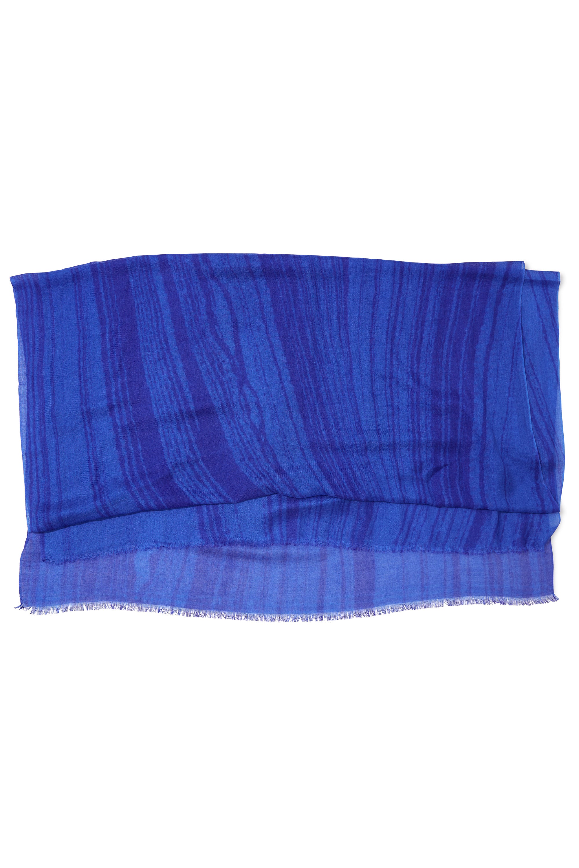 The Armoury by Andrea’s 1947 Blue Cashmere-Silk Dally Marble Scarf