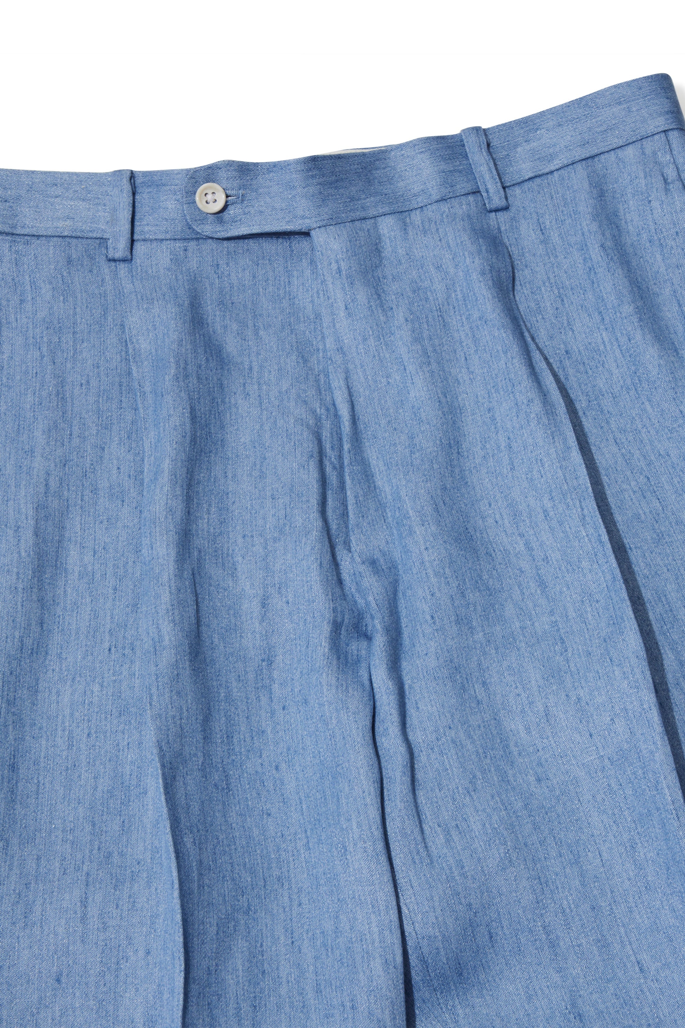 The Armoury Model B Blue Linen Trousers
