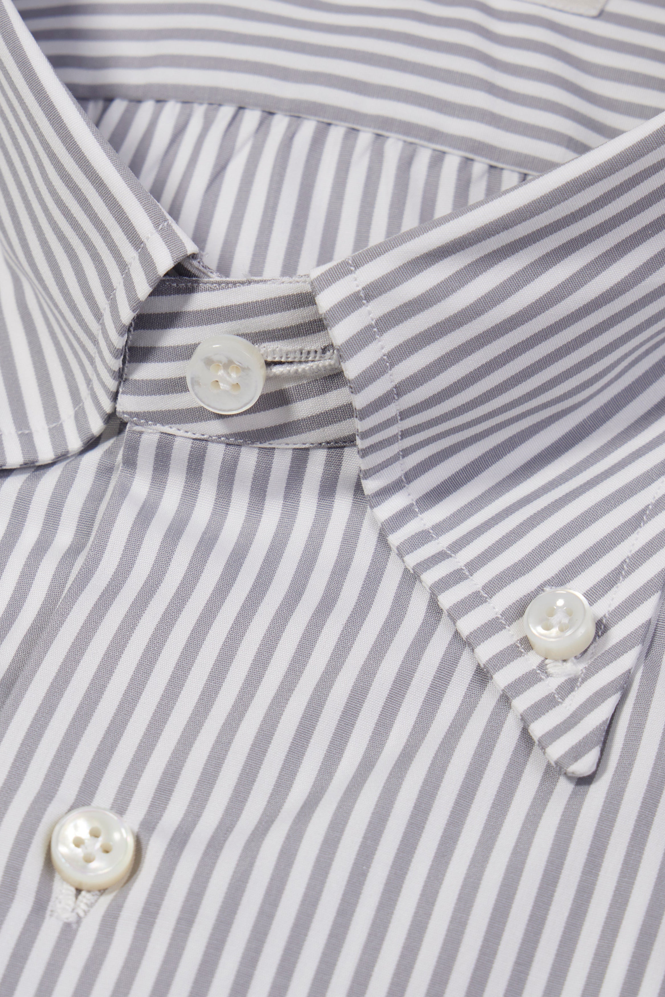 The Armoury Savoy Grey Stripe Button Down Cotton Shirt