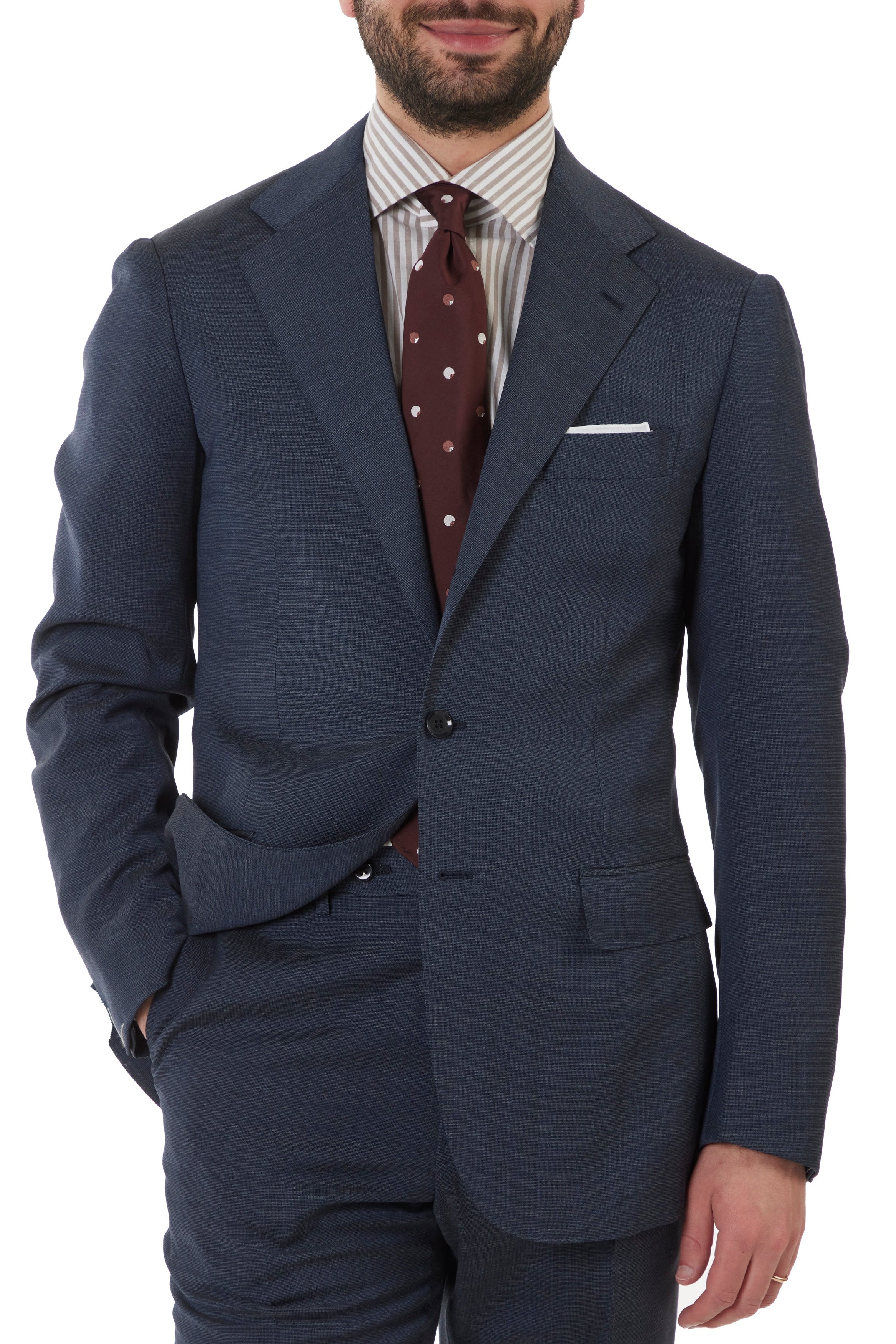 The Armoury Model 3A Navy Wool Suit