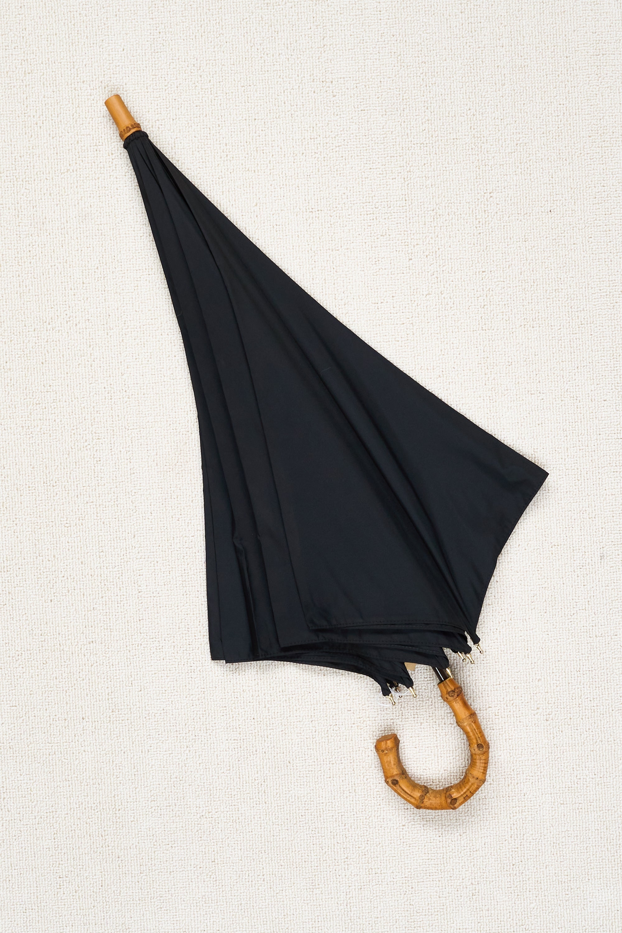 Fox Umbrellas Grey-Black SP2SH Whanghee Handle Short Umbrella *sample*