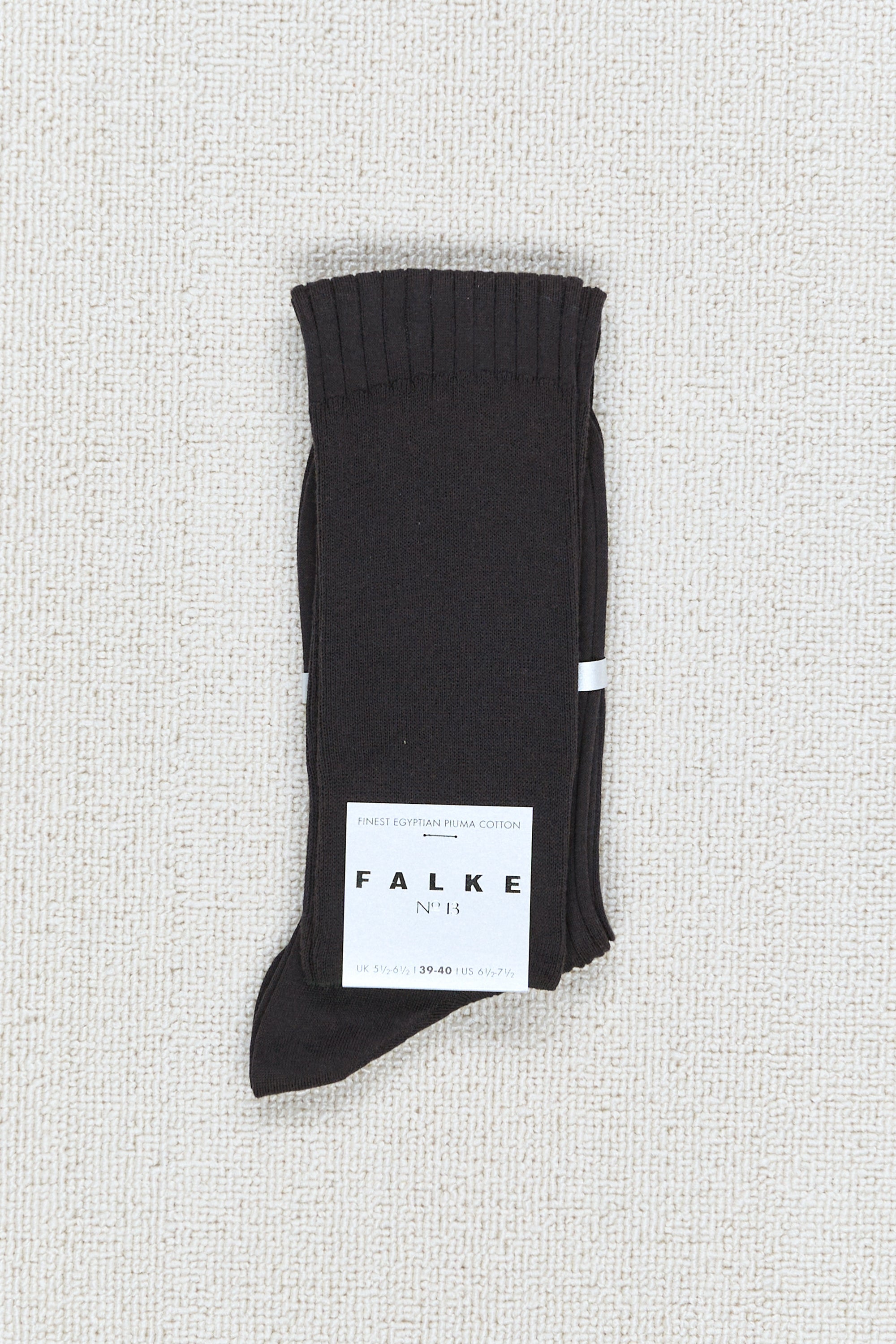 Falke 15669 Stone Piuma Cotton Ribbed Long Socks