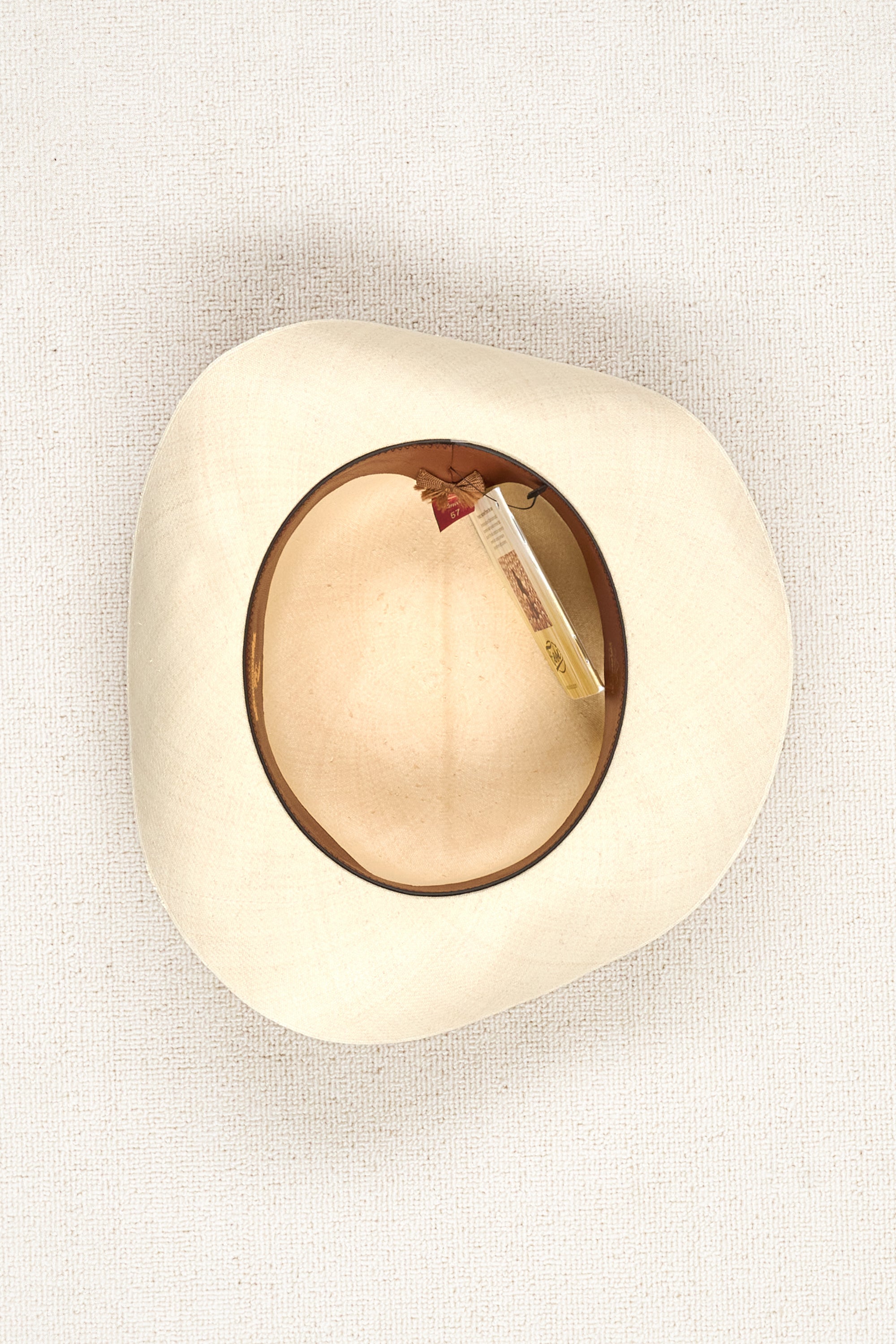 The Armoury Natural Montecristi Panama Hat *sample*