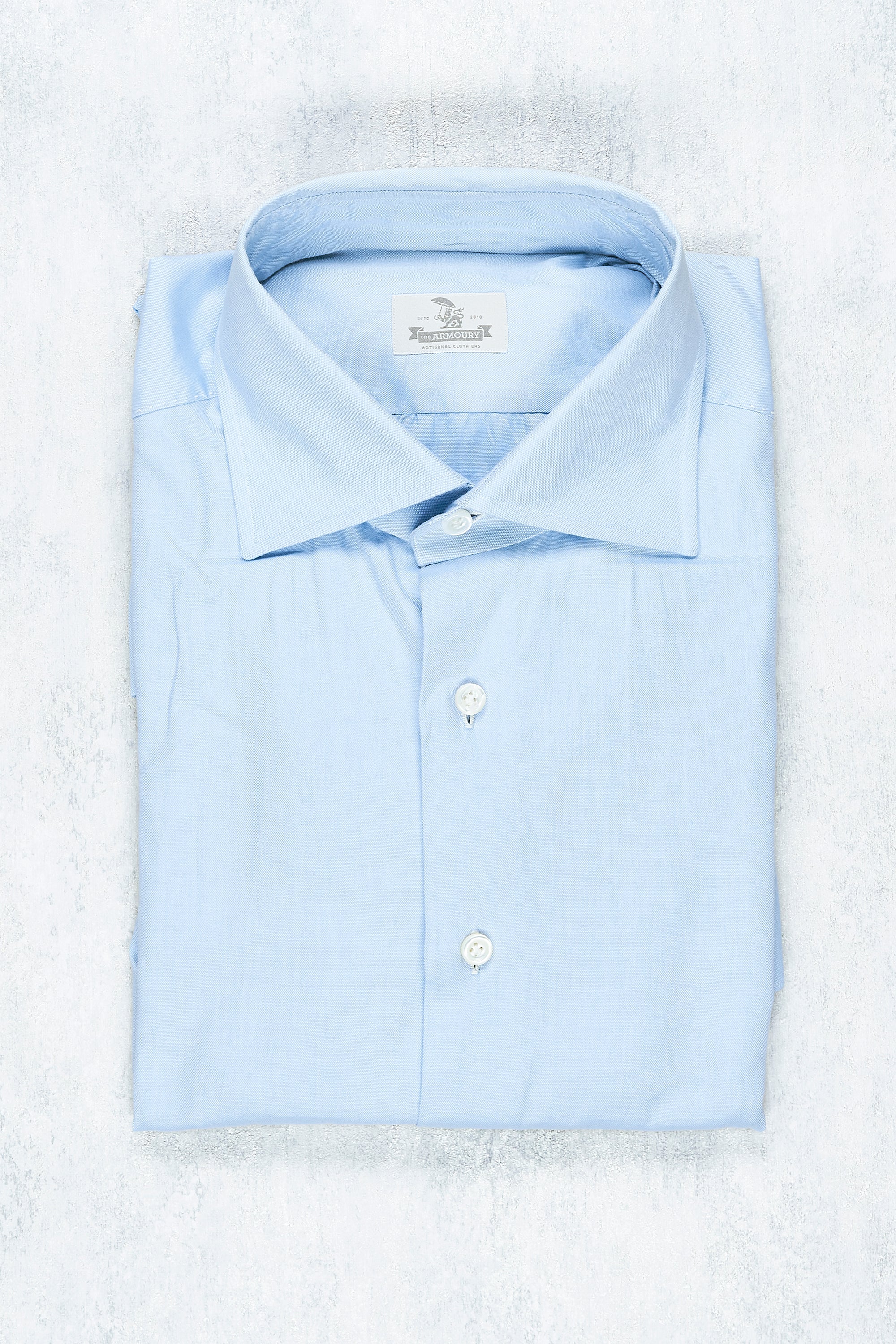 The Armoury Blue Cotton Oxford Shirt