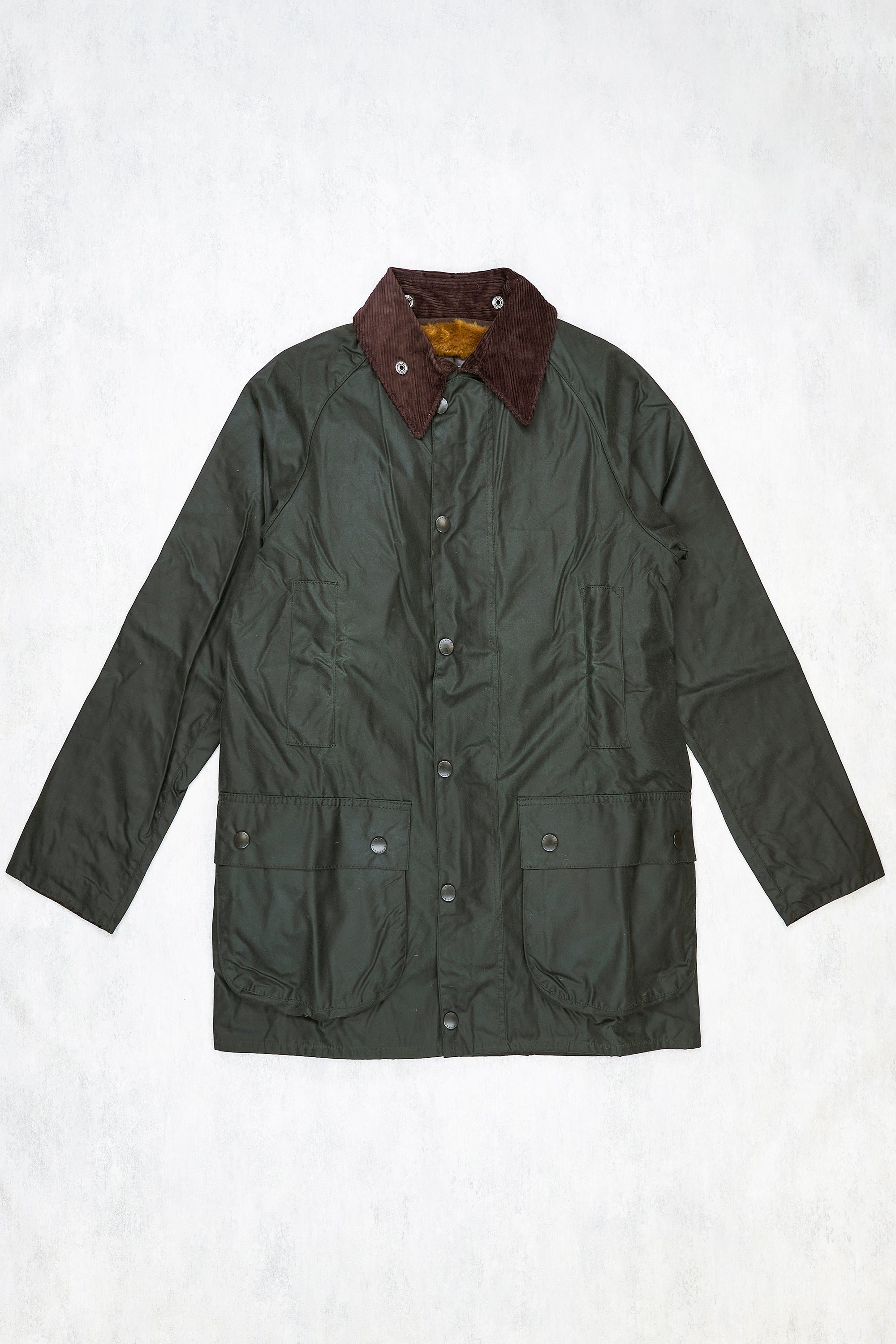 Barbour SL Beaufort Sage Jacket with Fur Liner - EU 42