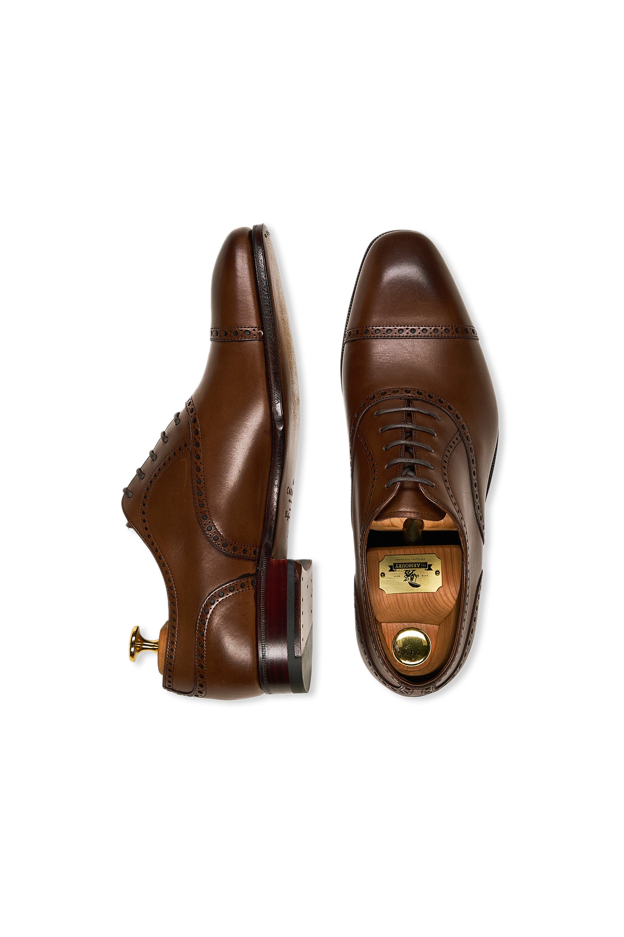 Carmina Rain 80568 Brown Calf Oxford Shoes